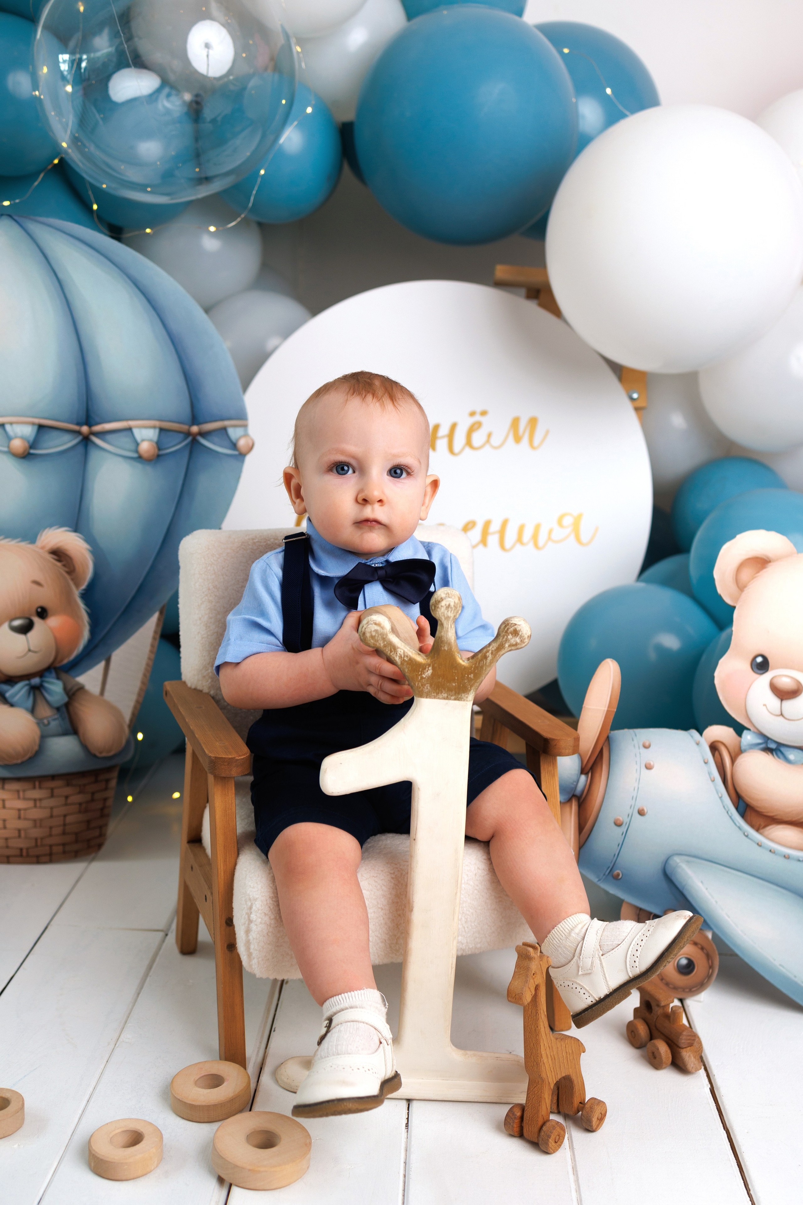 Сашеньке 1 годик. Фотограф новорожденный малышей Новосибирск