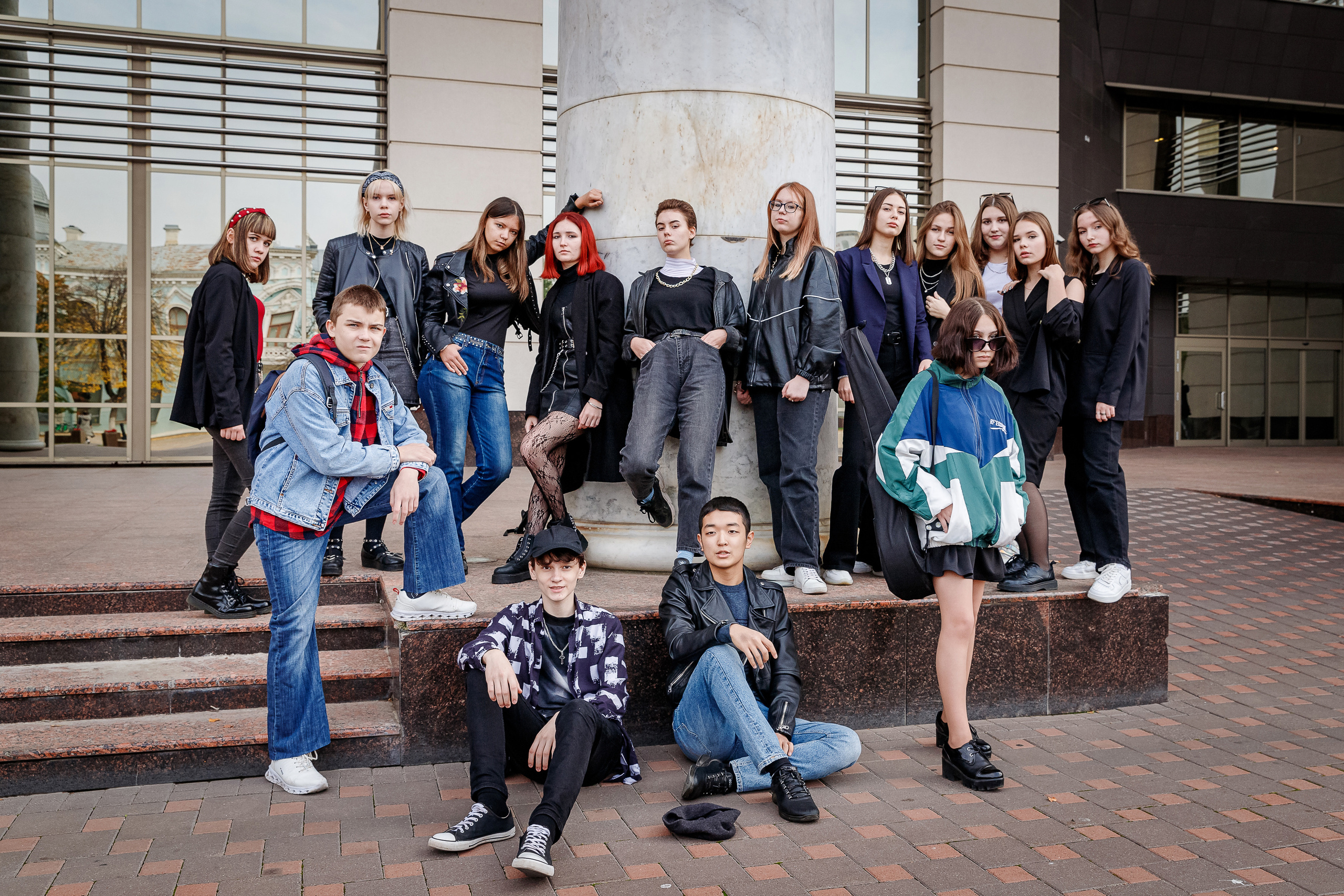 Прогулка по Красной с лёгким намёком на стиль 90-х. Марина Ушакова. Фотограф. Выпускные альбомы. г. Краснодар