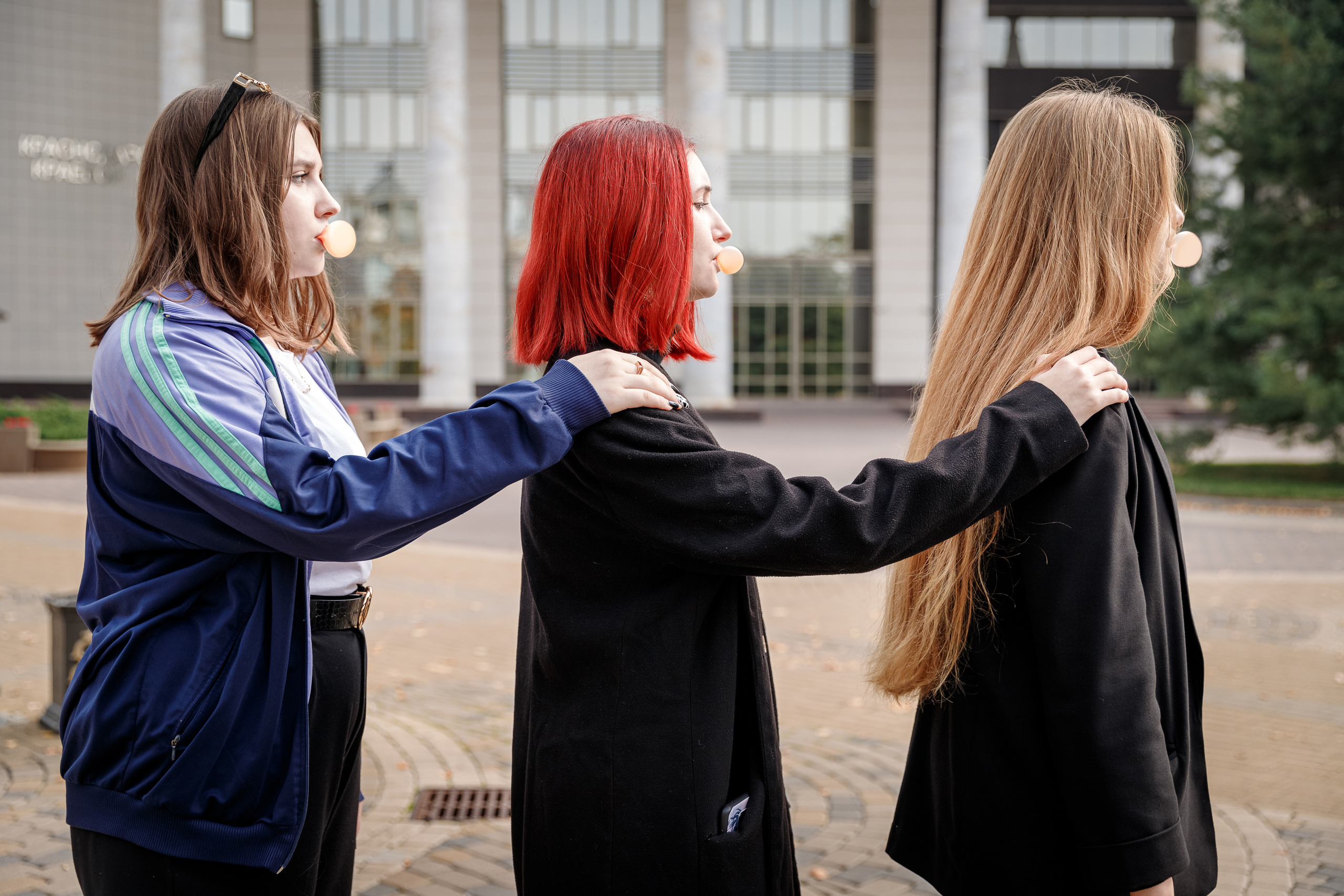 Прогулка по Красной с лёгким намёком на стиль 90-х. Марина Ушакова. Фотограф. Выпускные альбомы. г. Краснодар