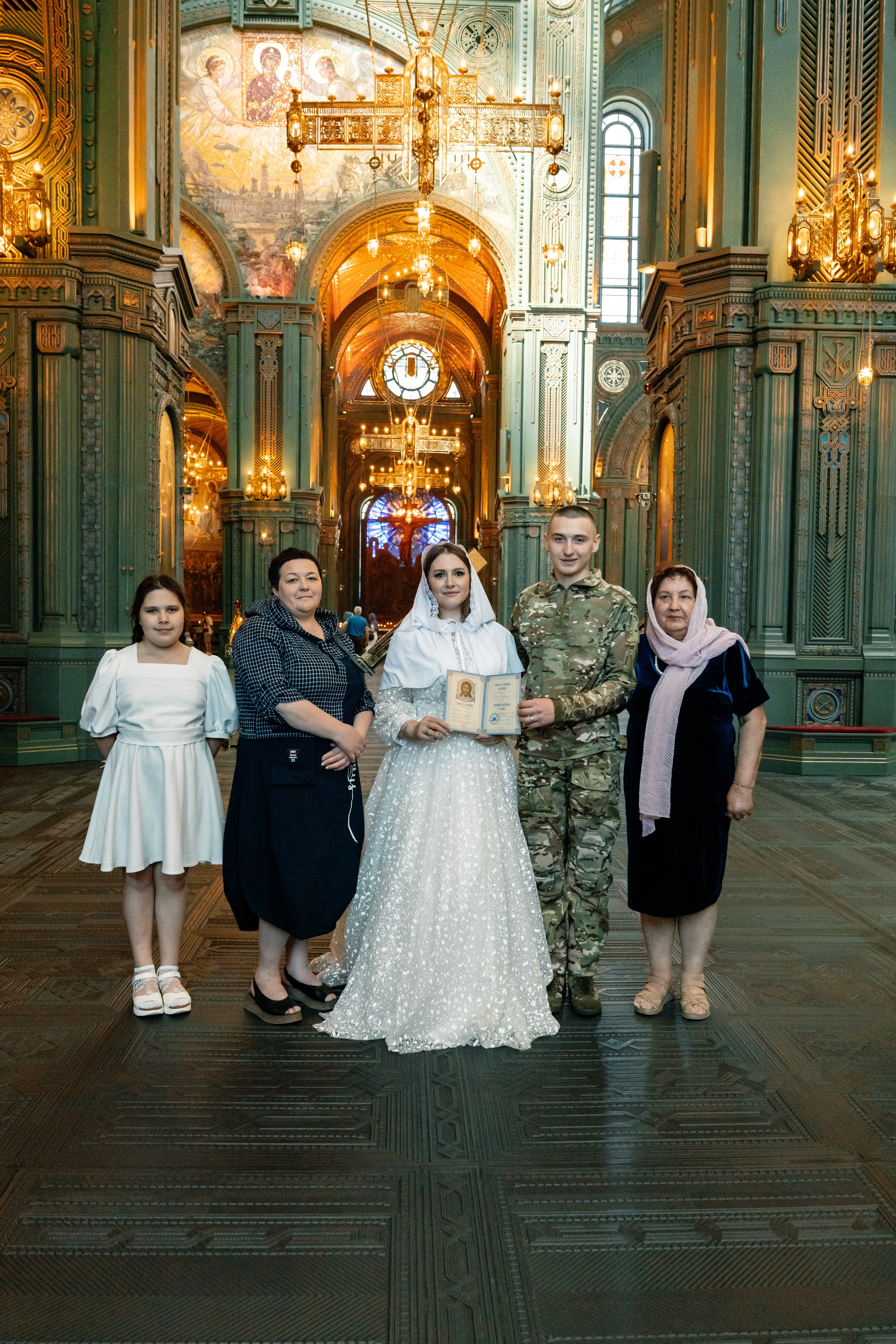 Венчание в Главном храме вооруженных сил (Патриот). Семейный фотограф Одинцово Москва Наталия Черенкова