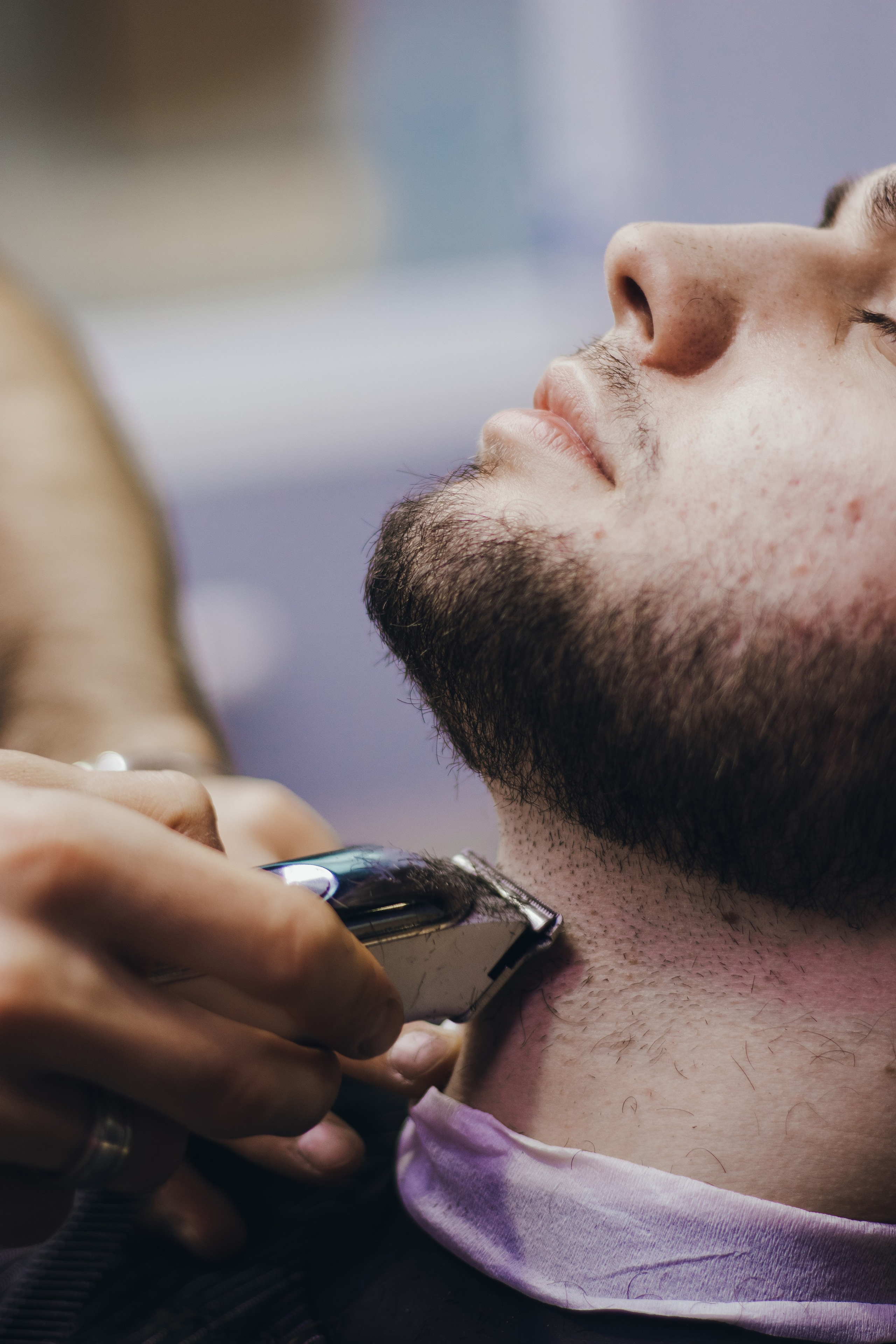 Barbershop Dad. Content shooting. KRIS KRUPINNIKOVA