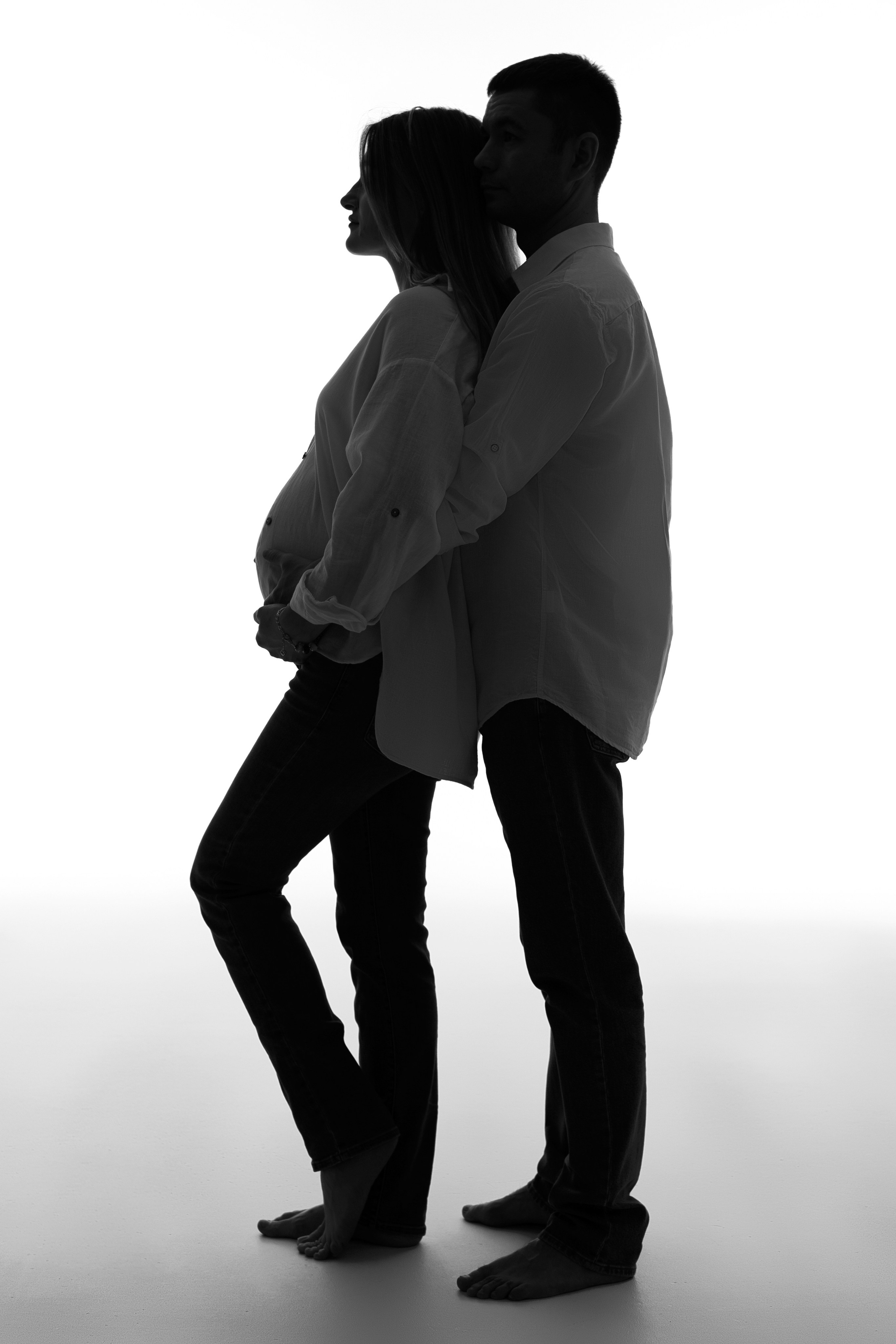 Елена и Роман — семейная фотосессия, фотосессия беременности. Анастасия, Фотограф женского портрета и беременности в стиле vogue