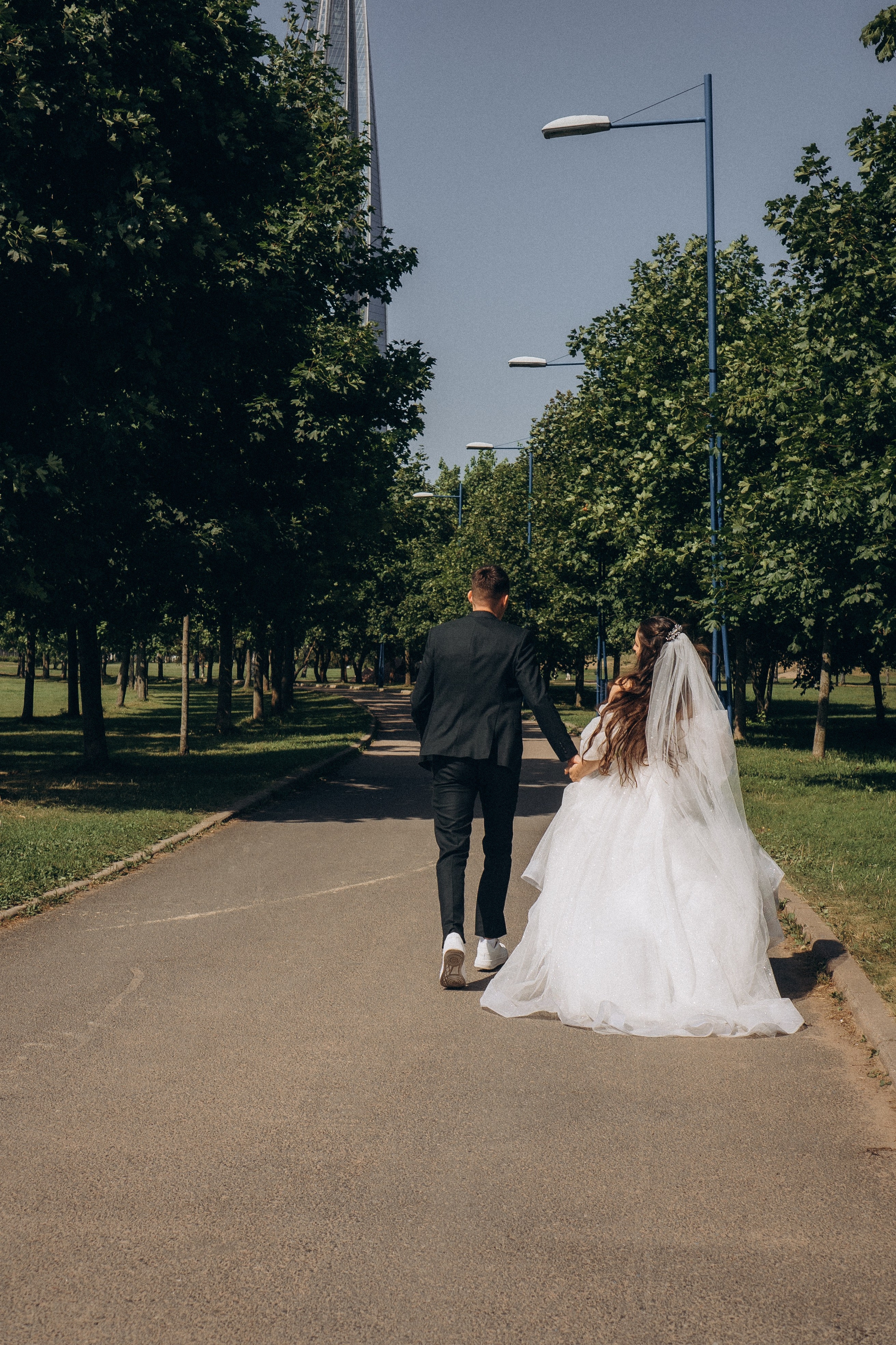 СВАДЕБНАЯ СЬЕМК В ПАРКЕ 300-ЛЕТИЯ. Профессиональный фотограф, Санкт-Петербург — Виктория Богомолова