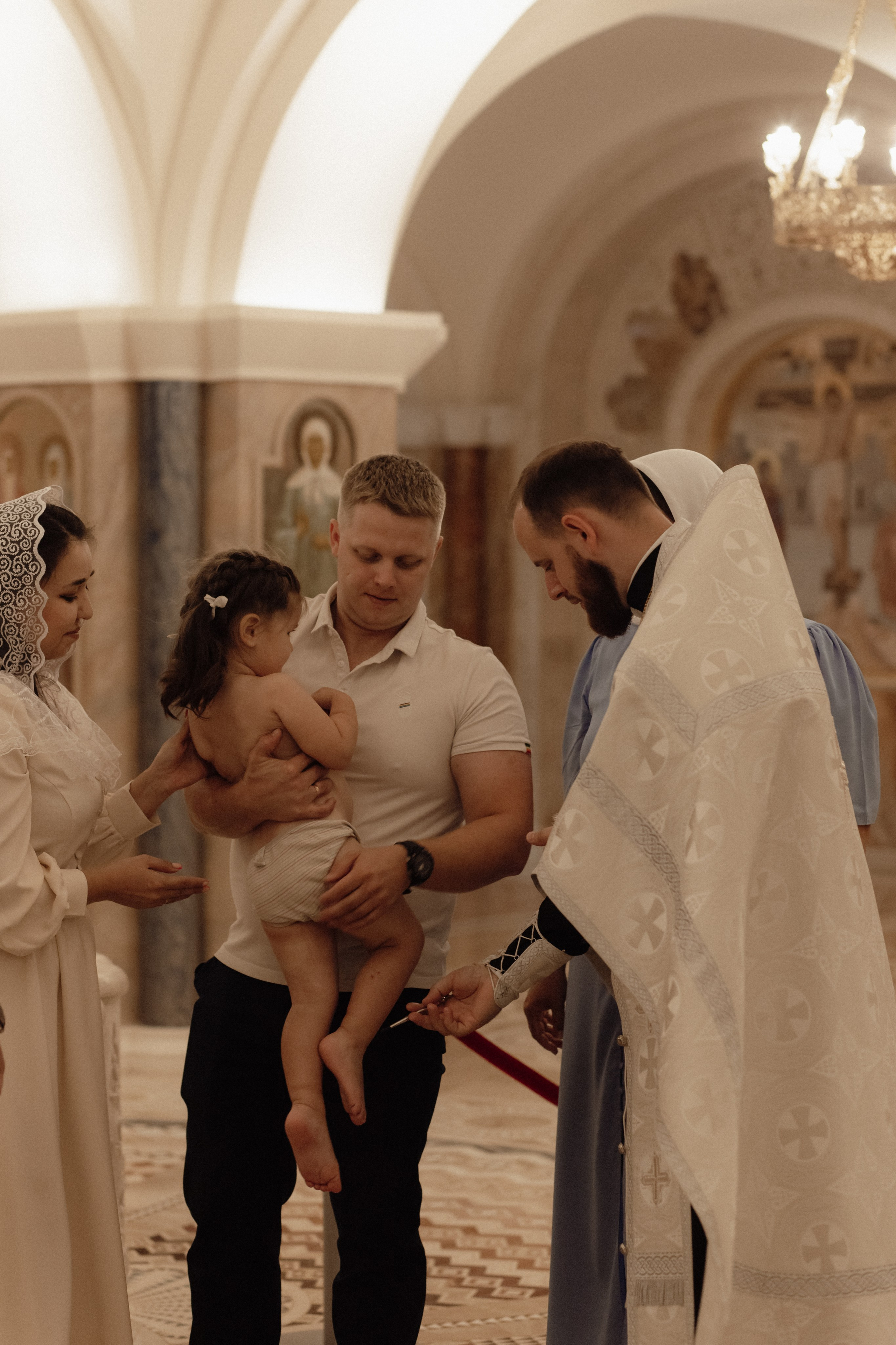 Крещение Киры. Семейный и свадебный фотограф в Челябинске Мария Леонтьева