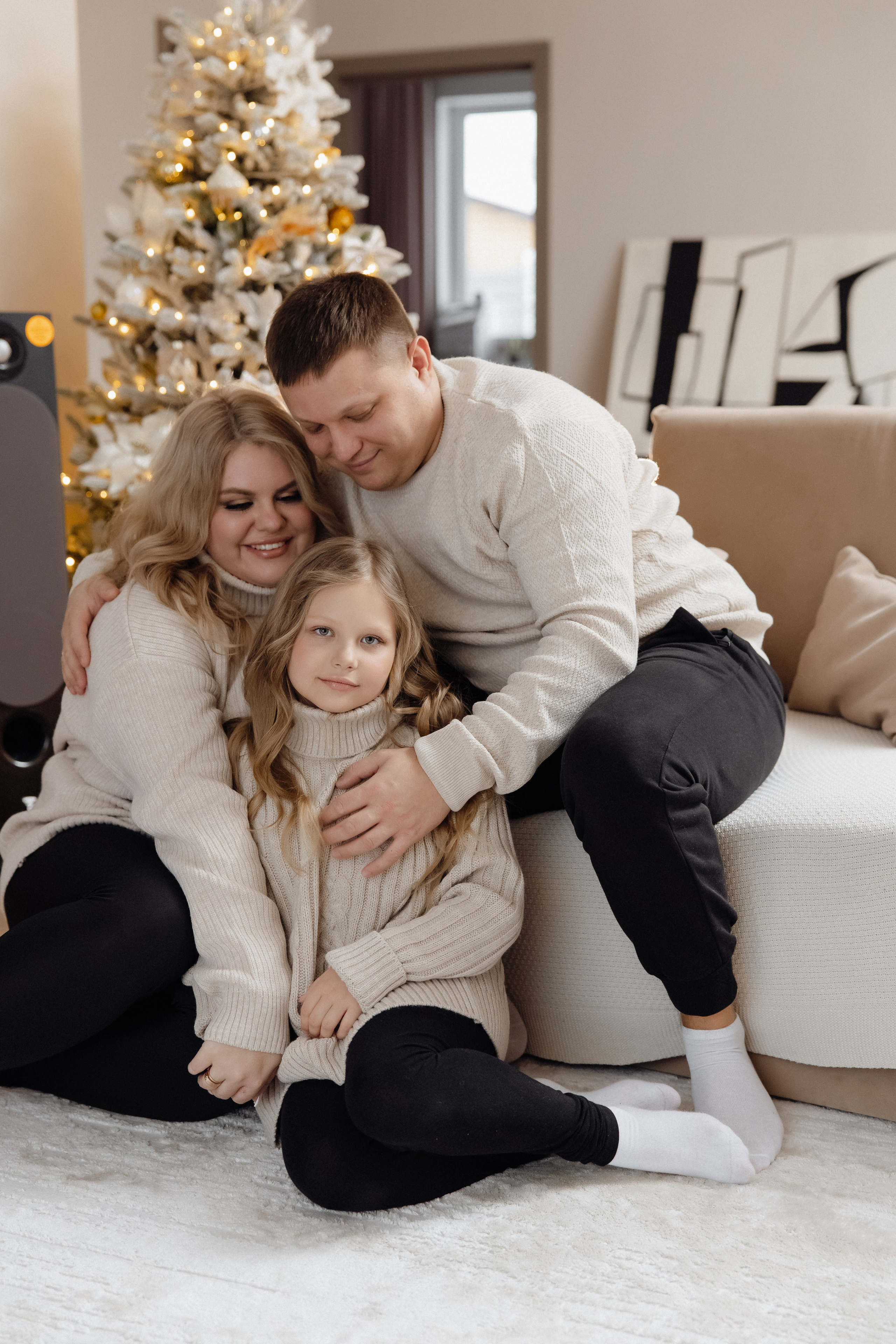 Домашняя новогодняя. Семейный и свадебный фотограф в Челябинске Мария Леонтьева