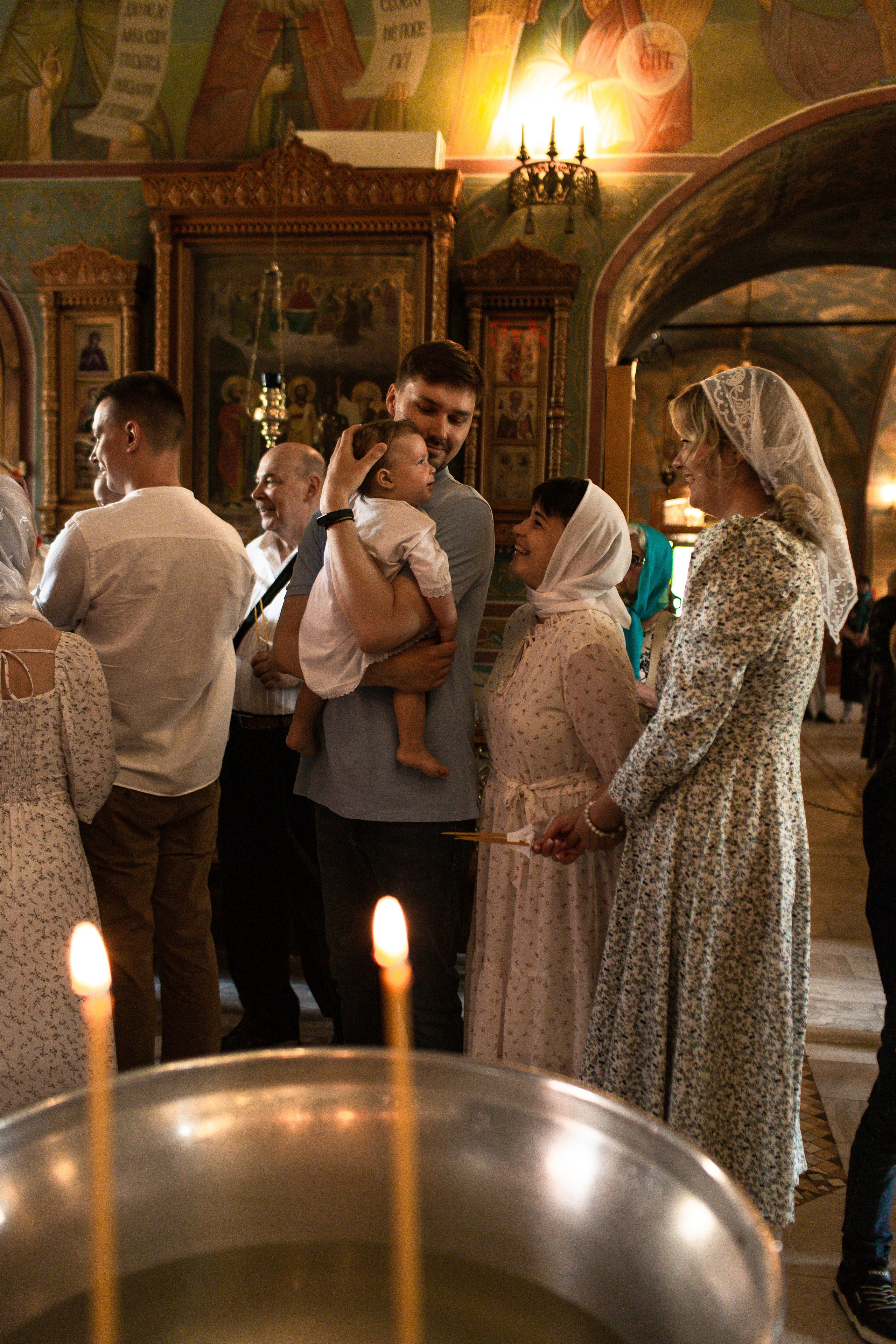 Крещение Алисы. Свадебный и Семейный фотограф в Москве Александра Вайпер