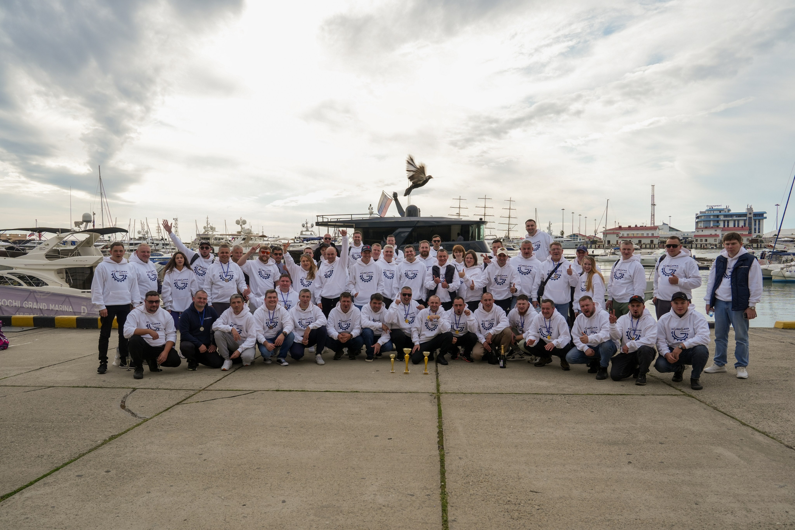 Яхтенная регата для компании Агрегатка. Репортажный фотограф в Красной Поляне и Сочи Павлюченко Екатерина