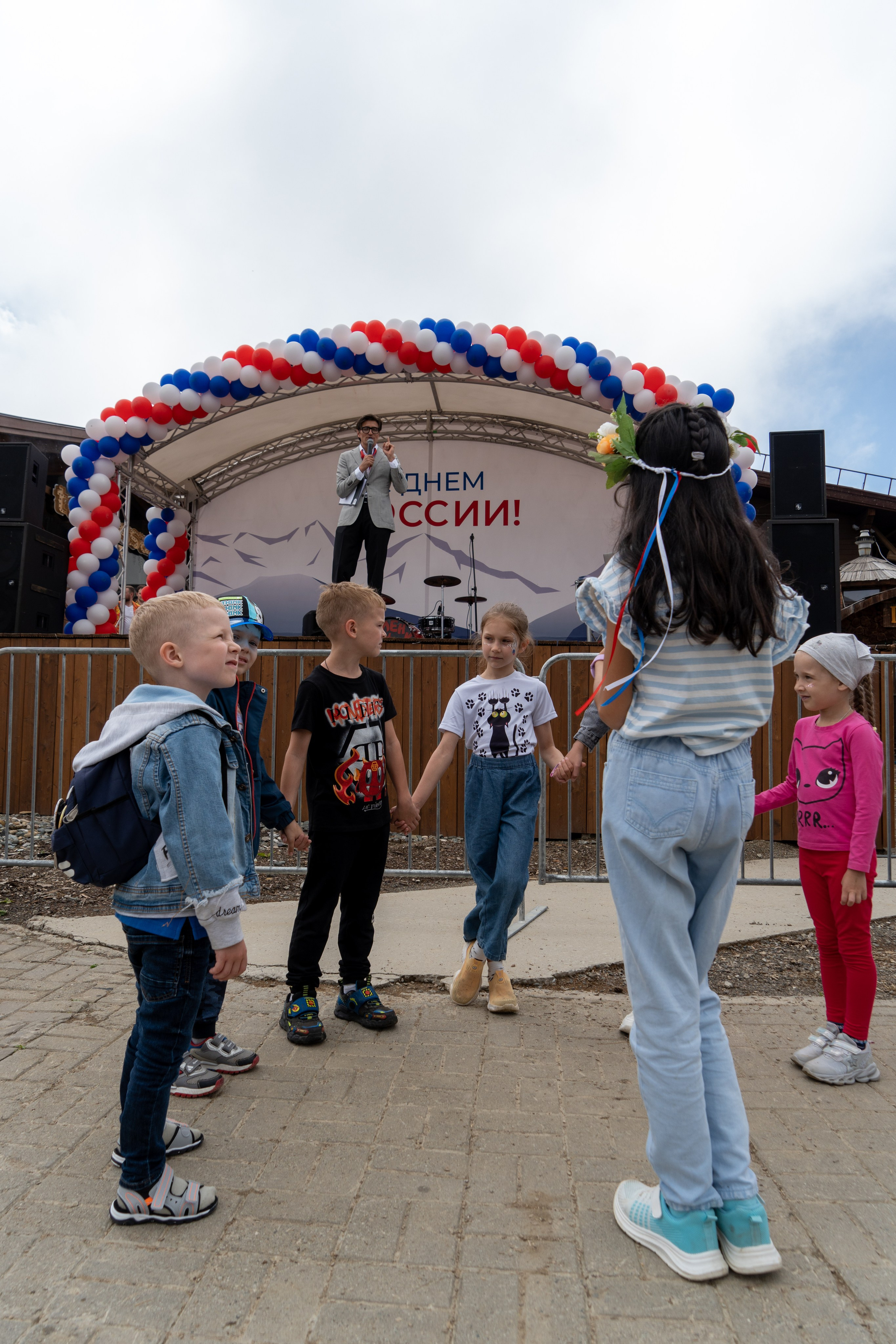 День России на курорте Газпром 2023. Репортажный фотограф в Красной Поляне и Сочи Павлюченко Екатерина