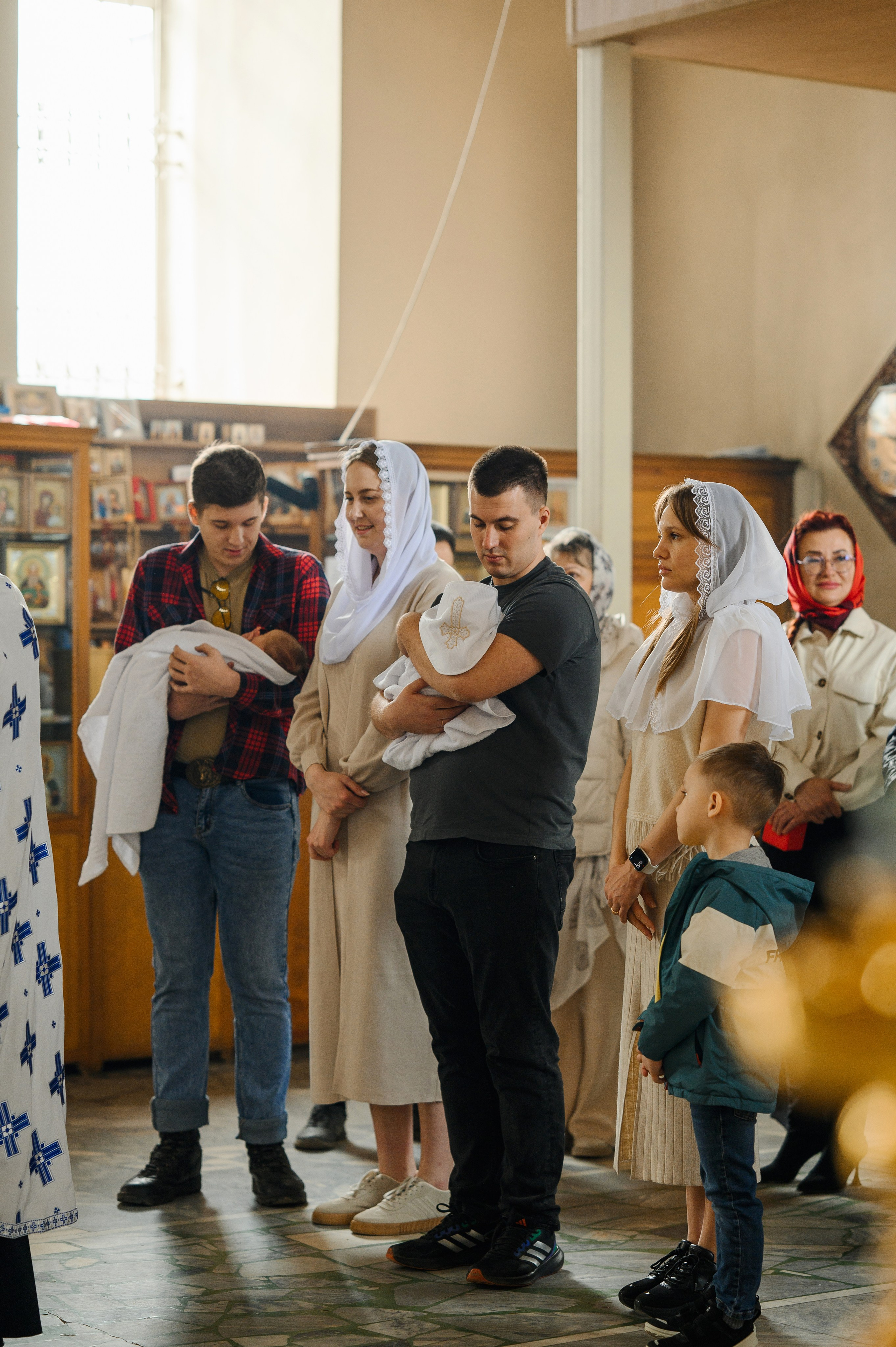 Крещение Евы и Софии. Храм Сергия Радонежского (Соловцовка). Свадебный и семейный Фотограф в Пензе Татьяна Лапоногова