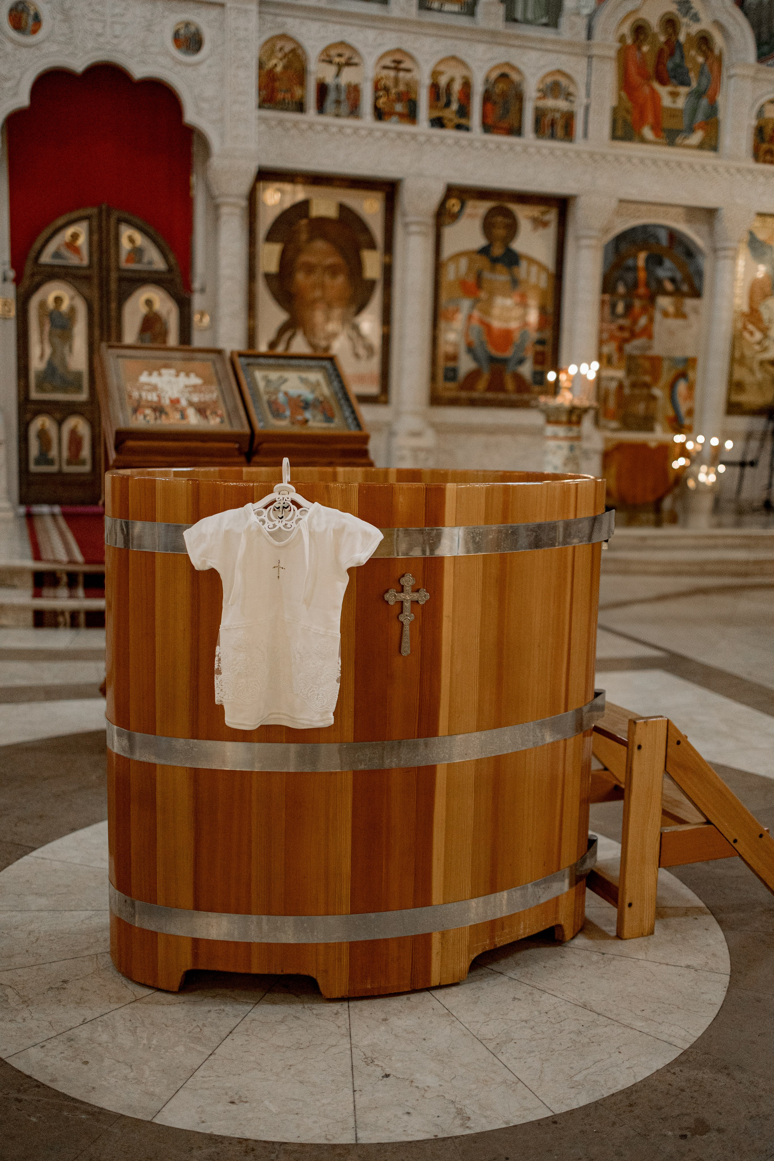 Таинство Крещения Веры. Фотограф новорождённых Newborn Москва