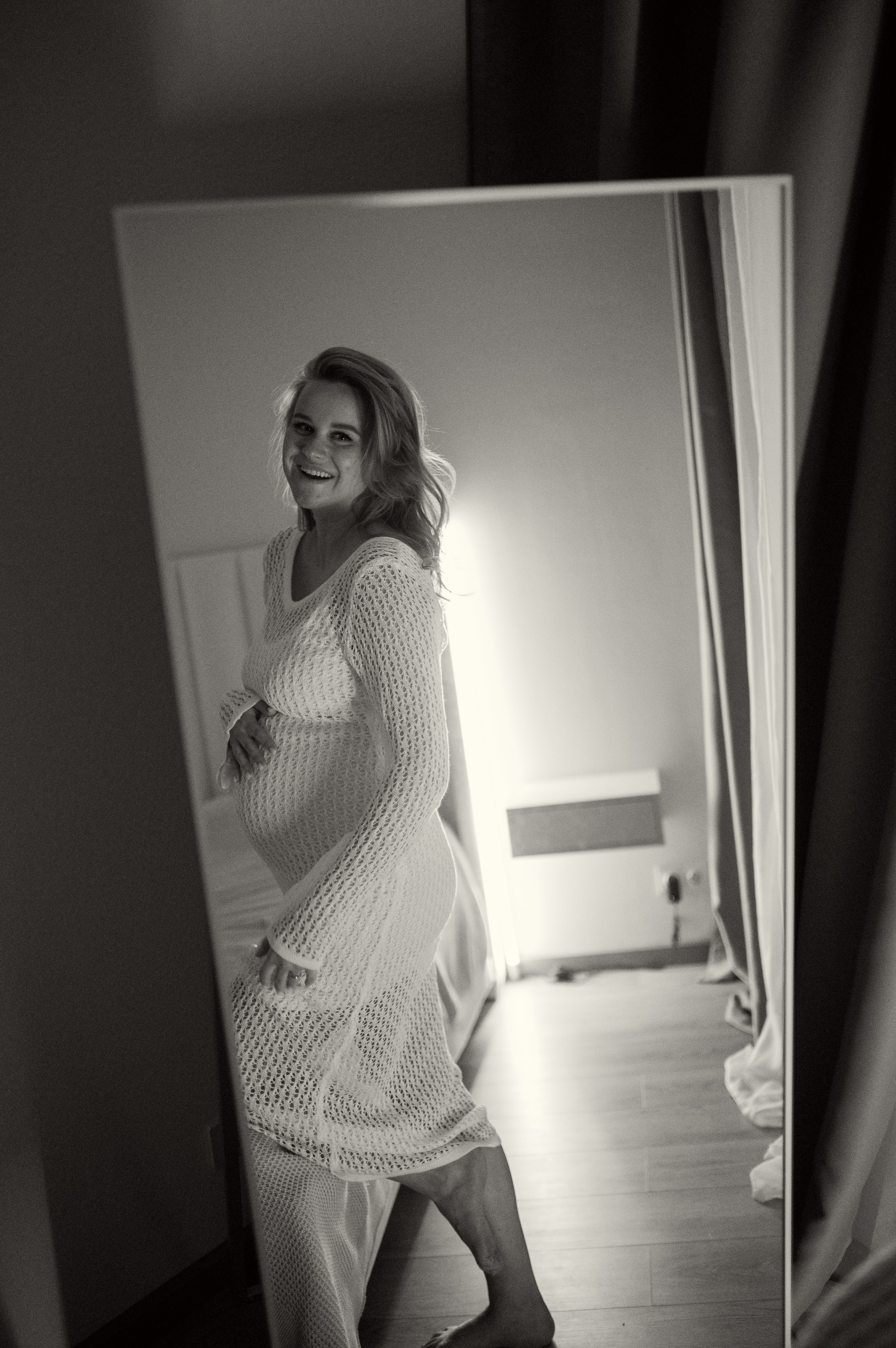 Домашняя фотосессия беременности. Семейная фотосессия Бутово Москва фотограф Алина Морщагина