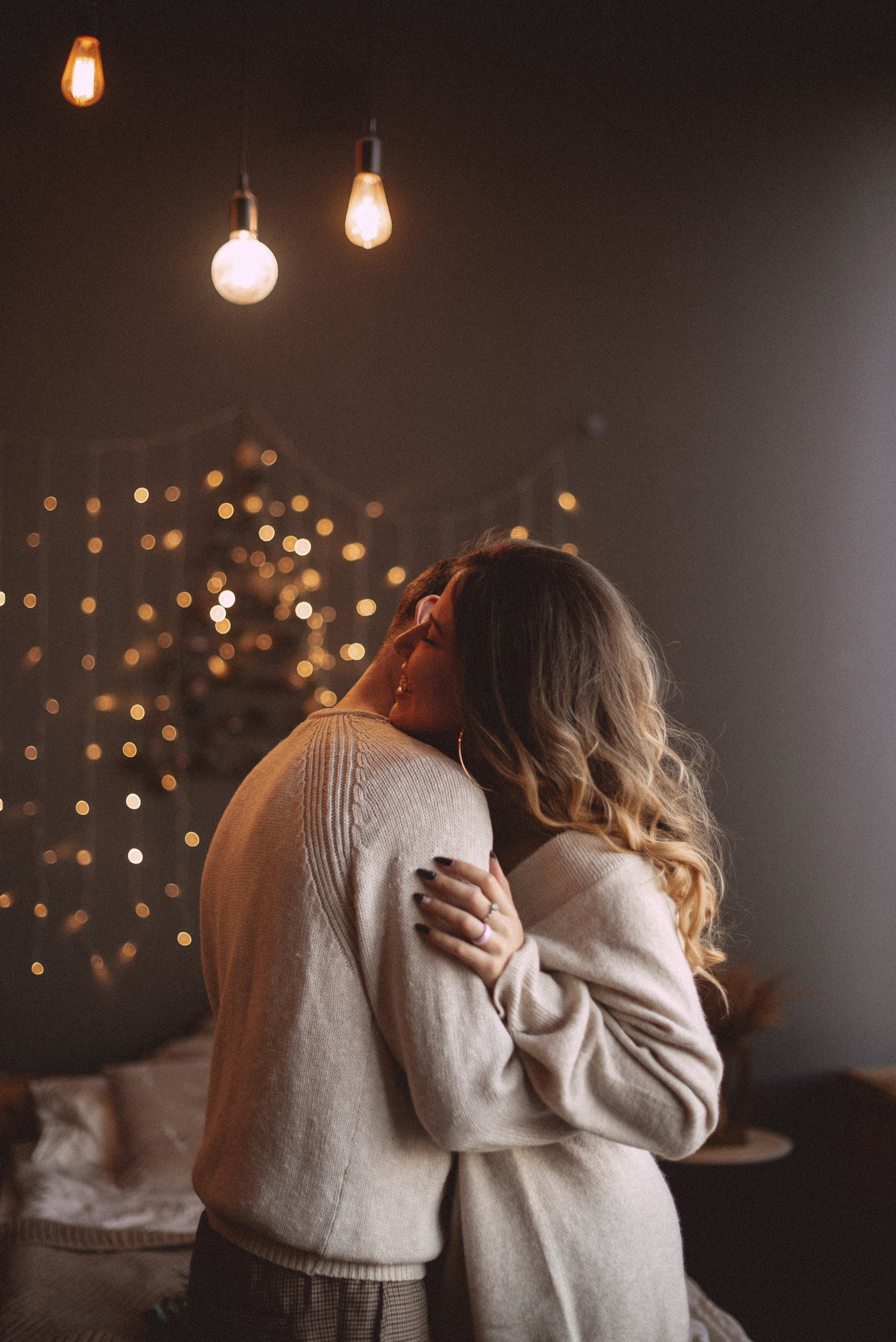 Новогодняя фотосессия Лавстори в студии. Семейная фотосессия Бутово Москва фотограф Алина Морщагина