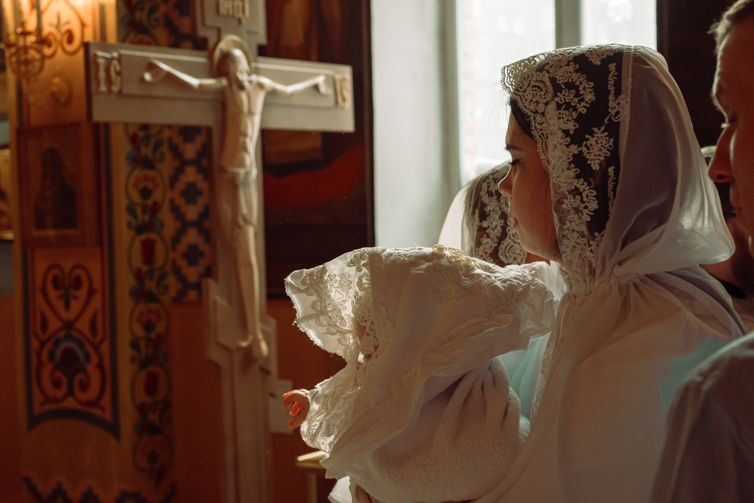 Крещение Амелии. Фотограф новорожденных в Норильске Виктория Шагалиева