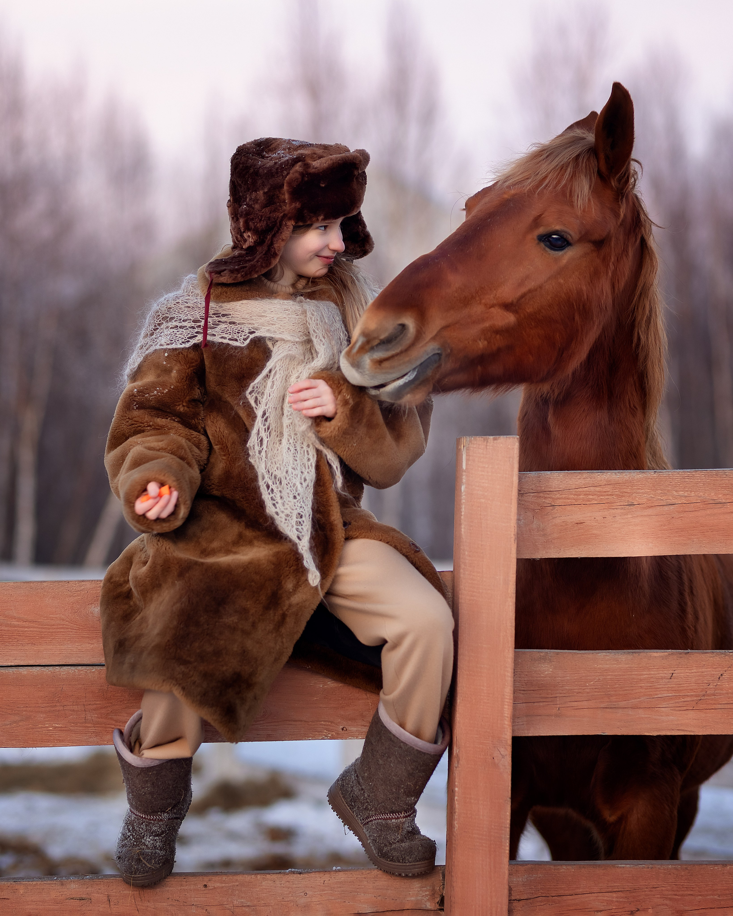 Настя и пони. Детский и семейный фотограф в Челябинске Мандрикова Светлана