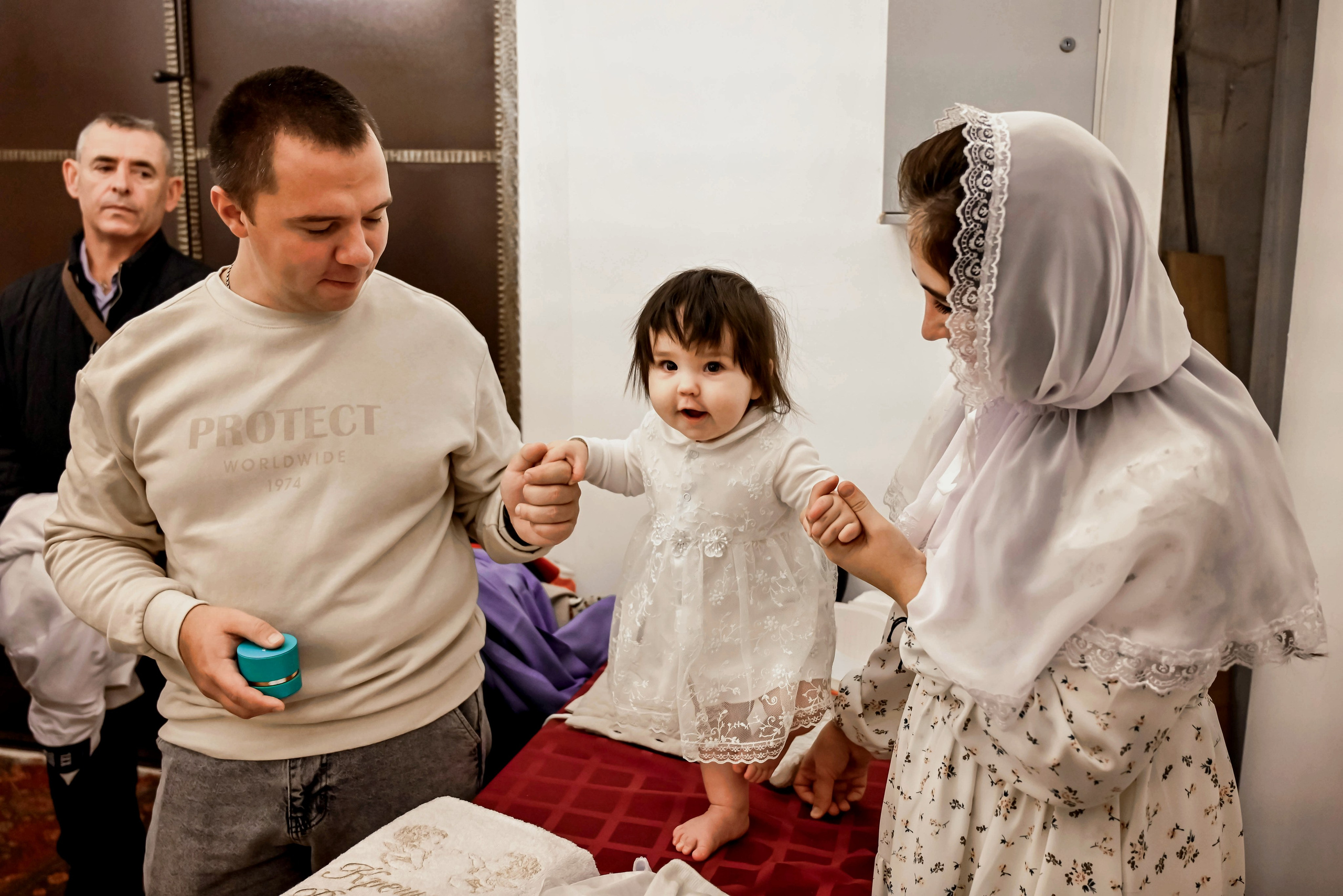 Крещение Вероники. Семейный и детский фотограф Москва