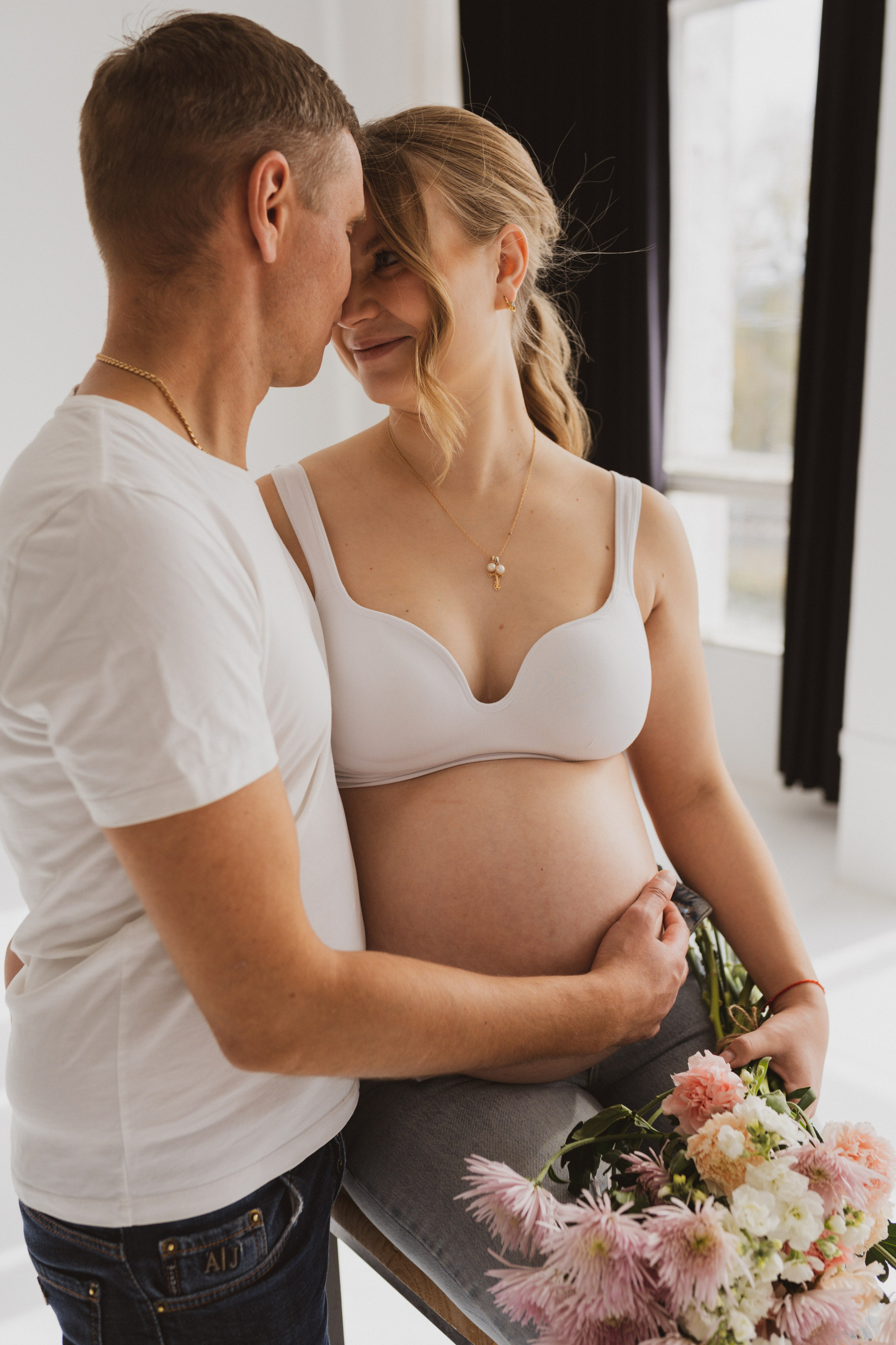 Семейная фотосессия в студии в Москве, семейный фотограф Анна Полушина. Свадебный фотограф в Москве Анна Полушина