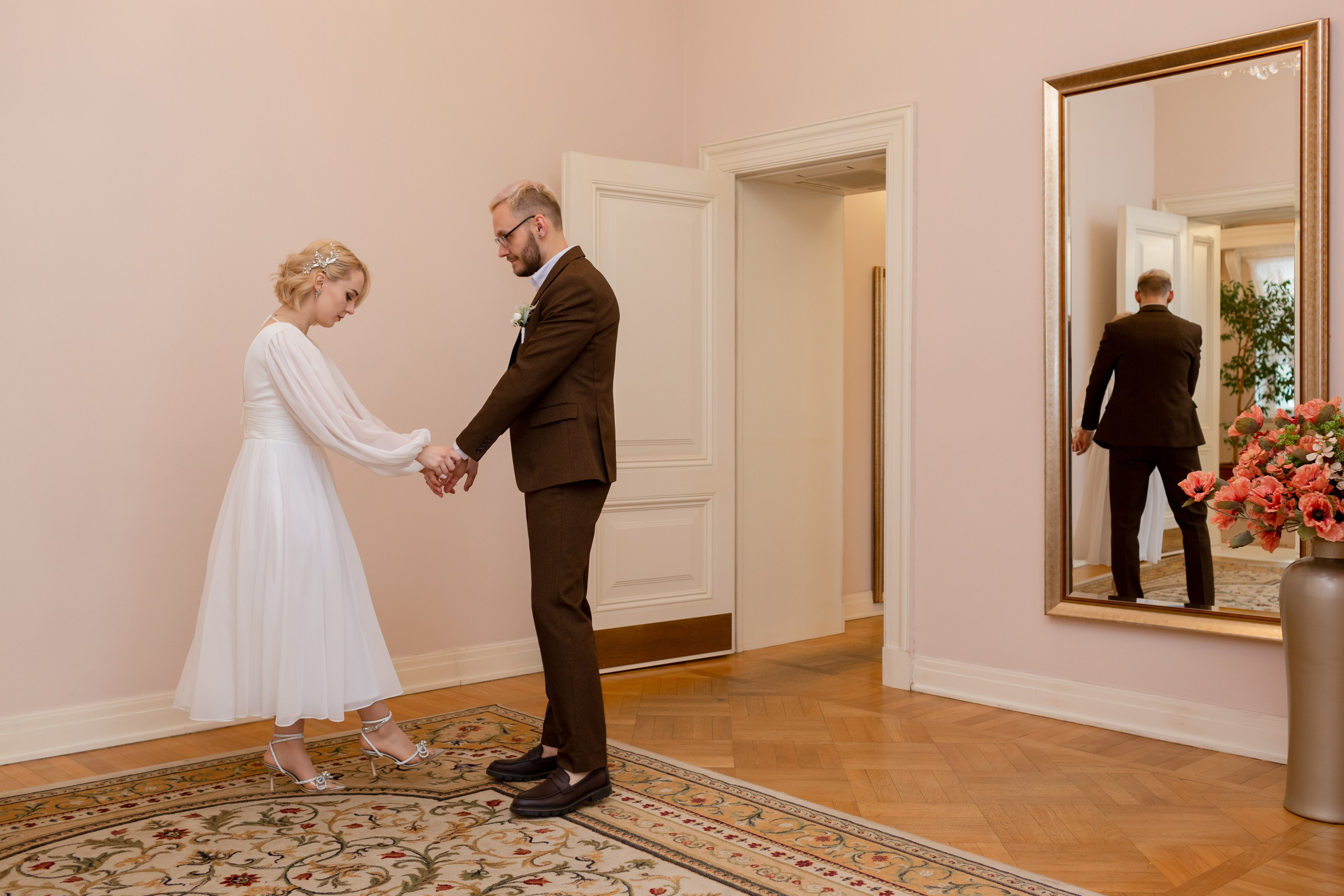 Свадебная фотосессия в Пушкине. Свадебный фотограф Кирилл Белый