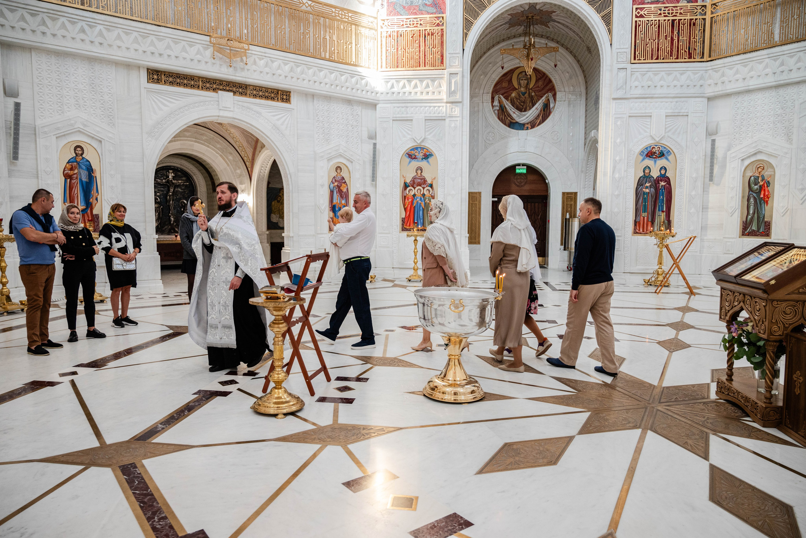 Крещение Олеся. Семейный и детский фотограф Москва