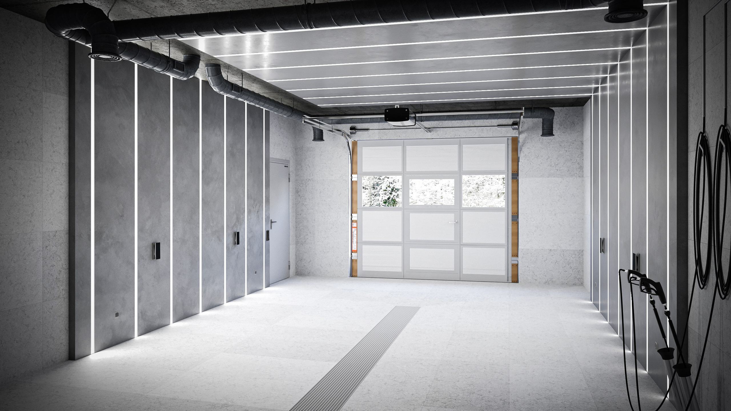 Бокс для ручной автомойки, г. Москва. Дизайн интерьера и экстерьера в Санкт-Петербурге Яна Емельянова