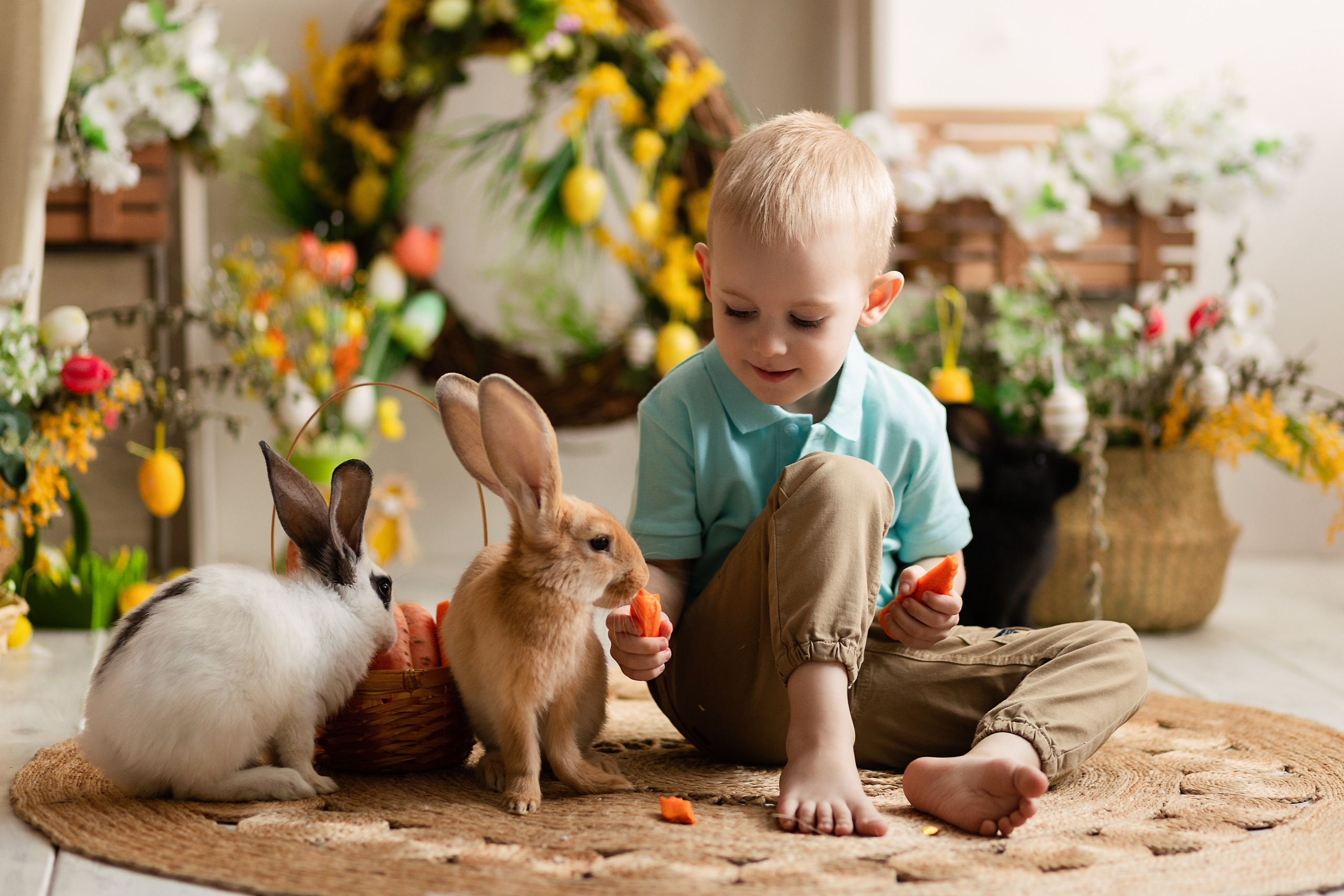 Фотопроект Пасхальный с кроликами. ФОТОГРАФ НА ГОДИК, БЕРЕМЕННОСТИ, НОВОРОЖДЕННЫХ, КРЕЩЕНИЯ МОСКВА