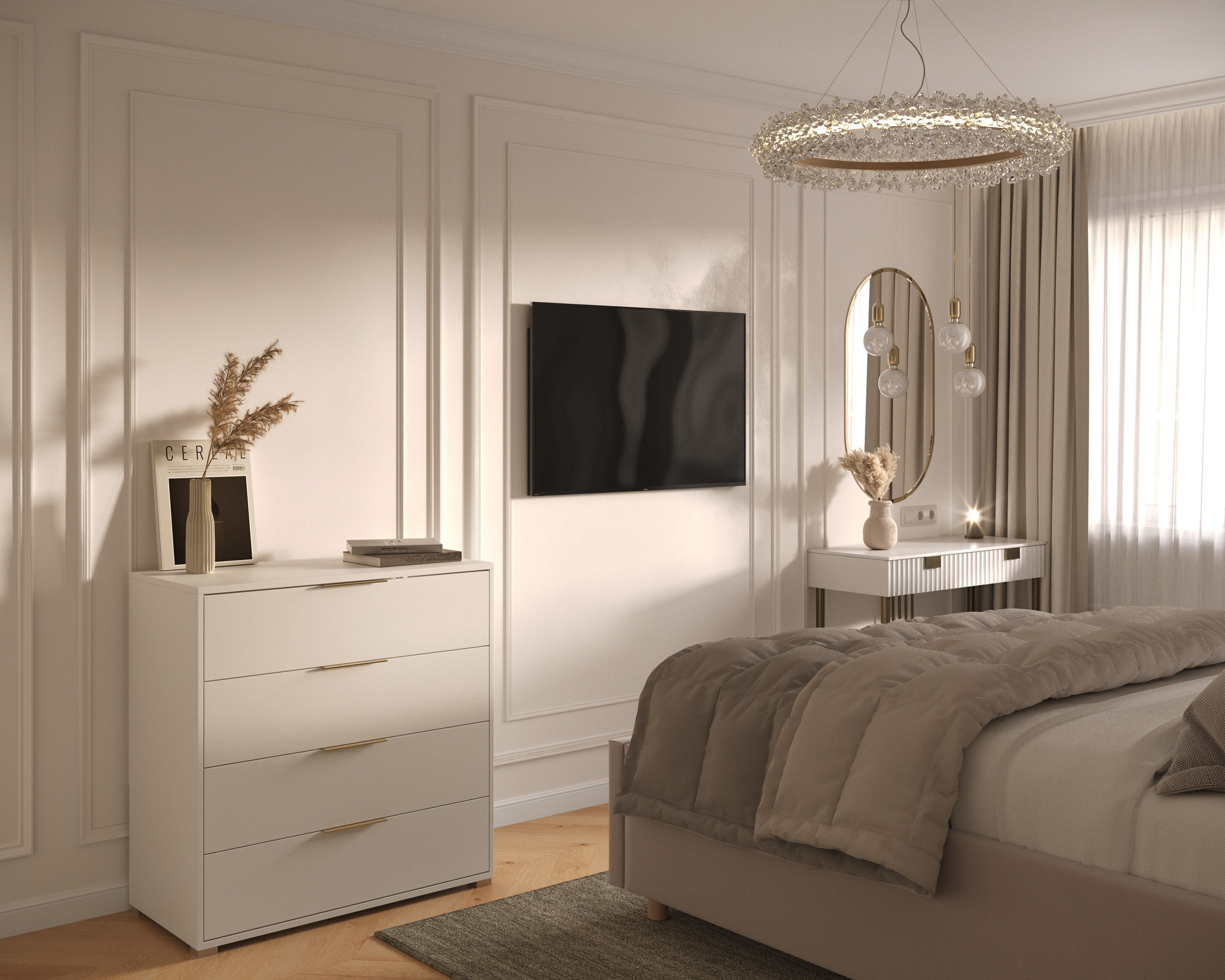 Beige_bedroom. Sergo-viz