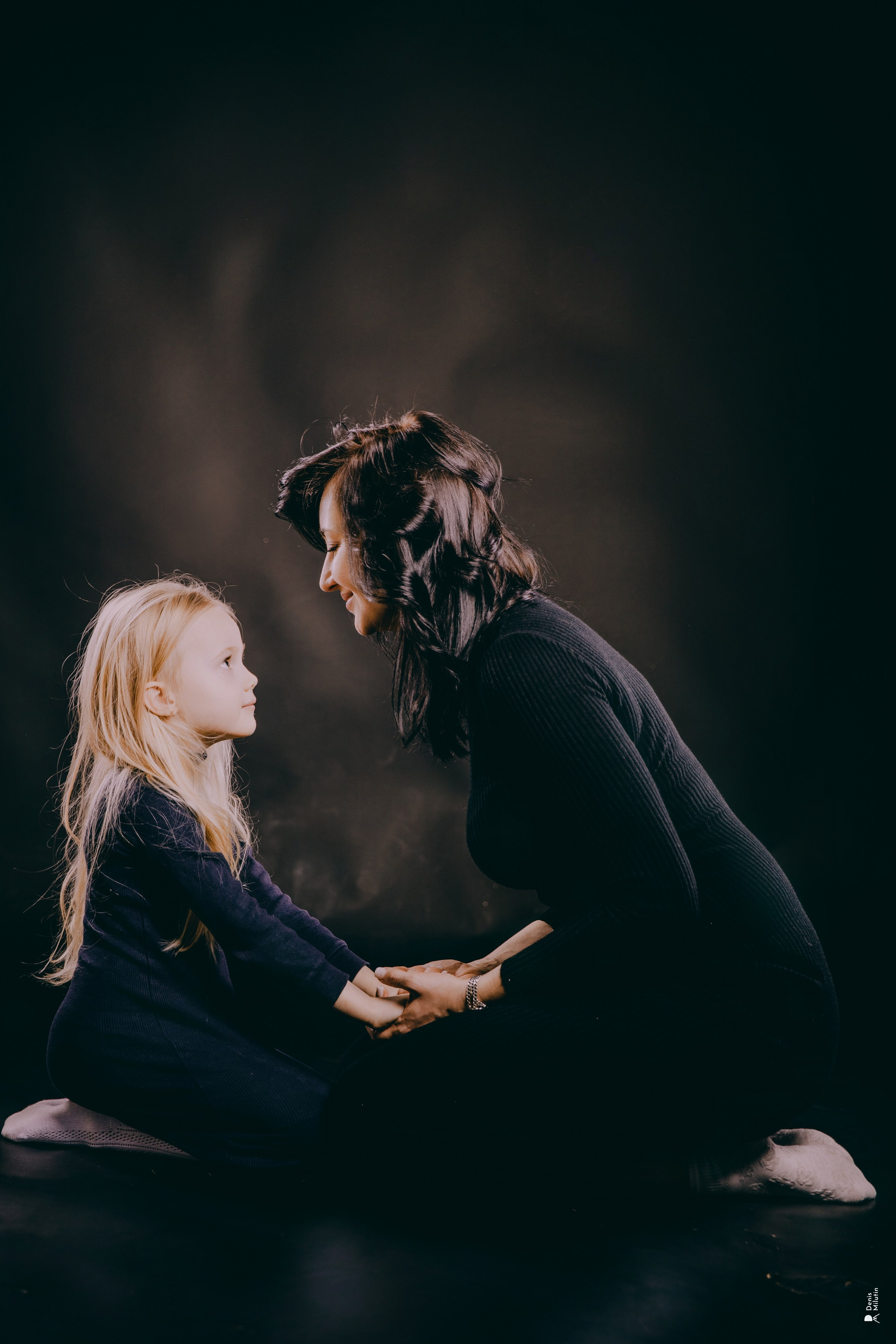 Катя и дочка. Портретный фотограф Денис Милютин