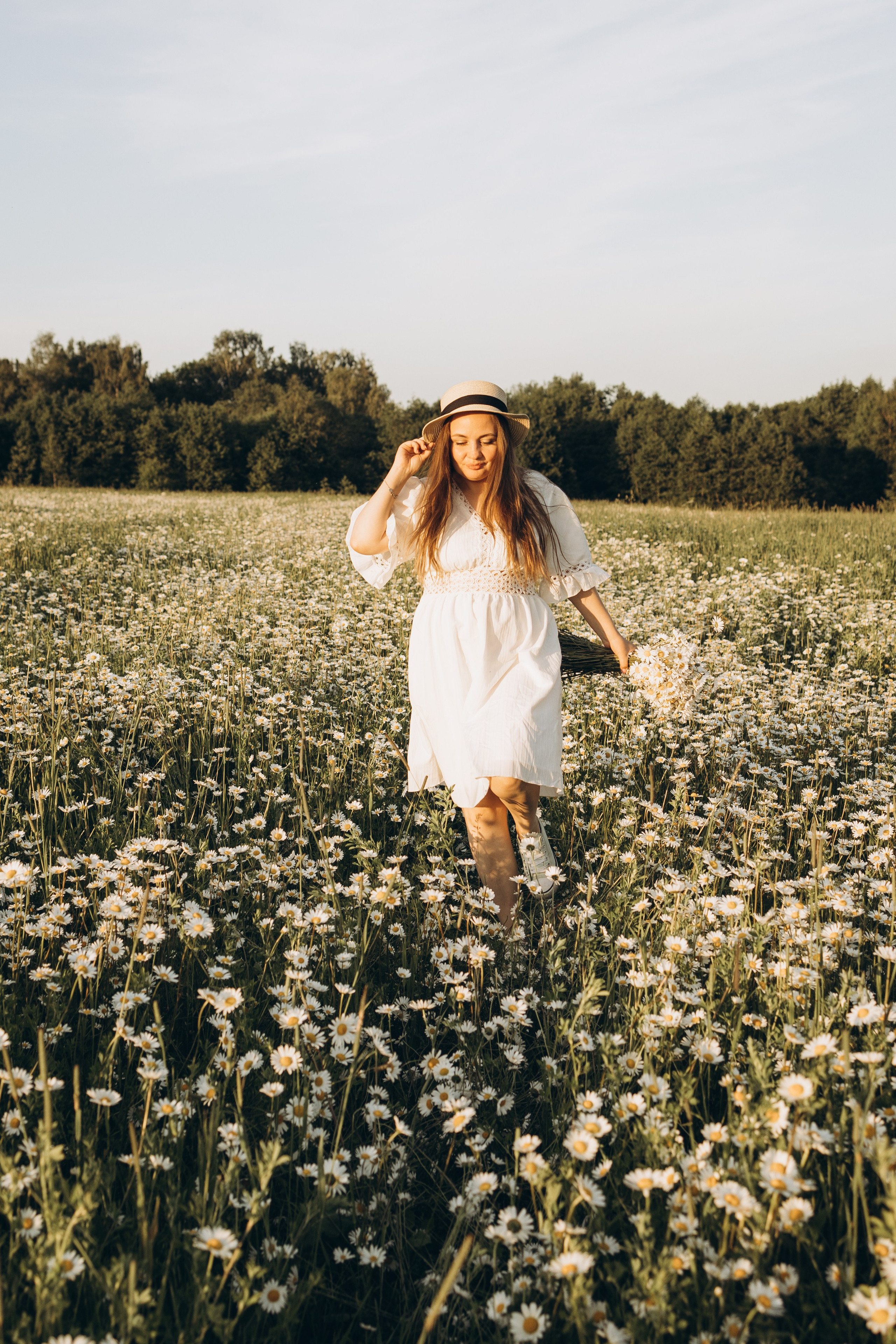 Маша и ромашки. Семейный фотограф в Москве Виктория Ястребинская