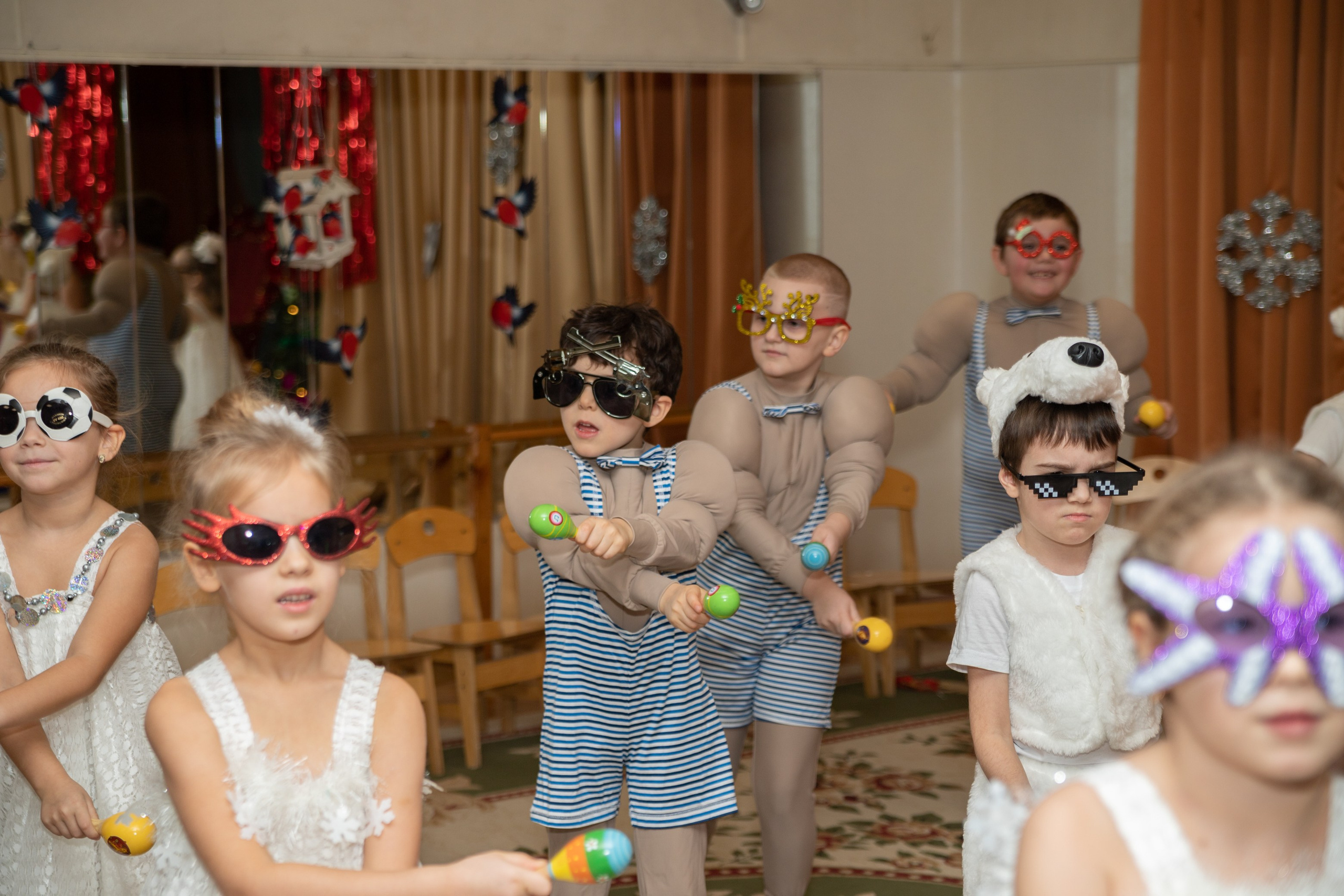 Новогодний утренник в садике. Фотограф-дизайнер, семейный фотограф, фуд-фотограф в Москве и Московской области Лаврова Анна