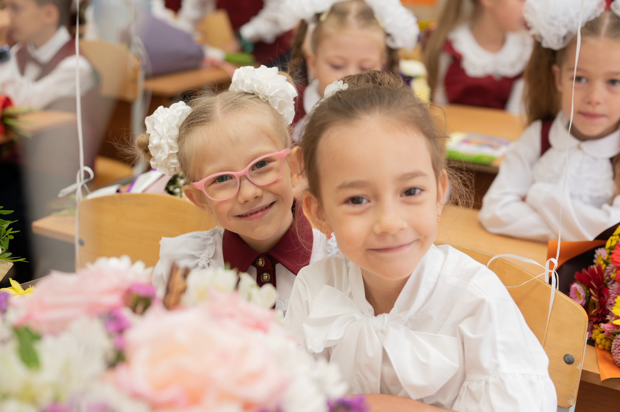 1 сентября 1 К 16 гимназия репортаж, линейка +в классе. Фотограф новорожденных, семейный детский в Тюмени Татьяна Морозова