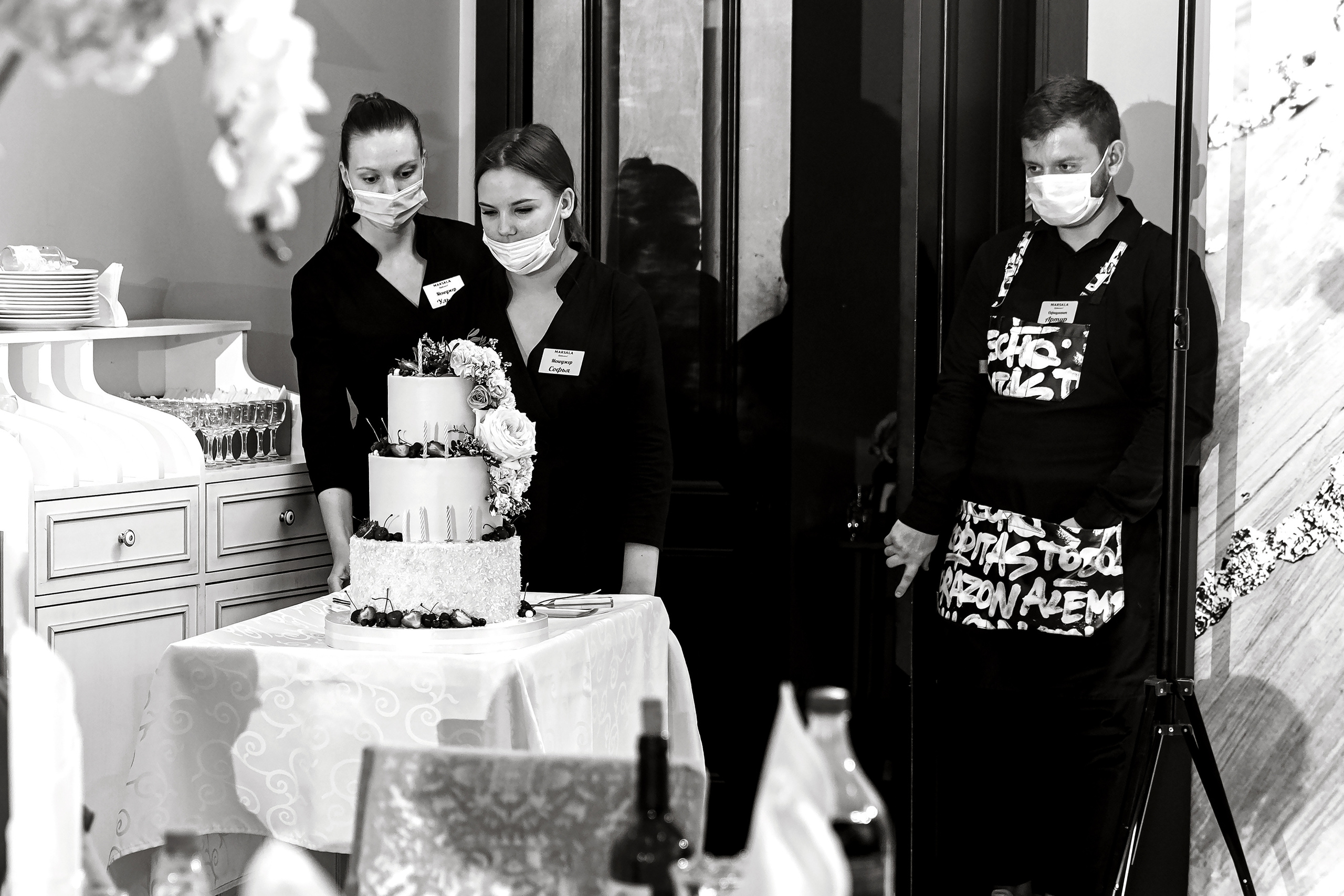 Черно-белая серия свадебного дня Николая и Валерии. Свадебный фотограф Колесников Антон