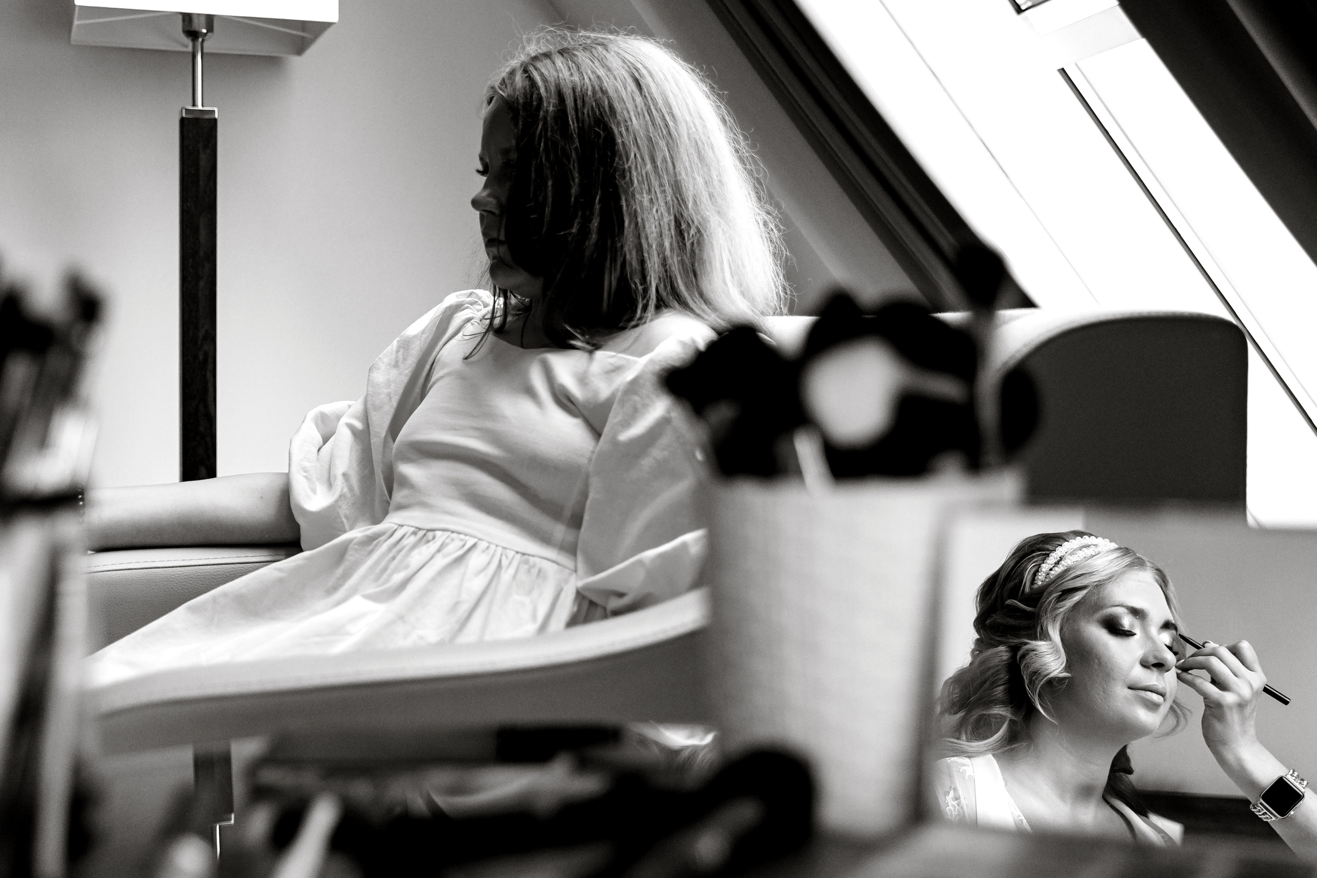 Черно-белая серия свадебного дня Николая и Валерии. Свадебный фотограф Колесников Антон