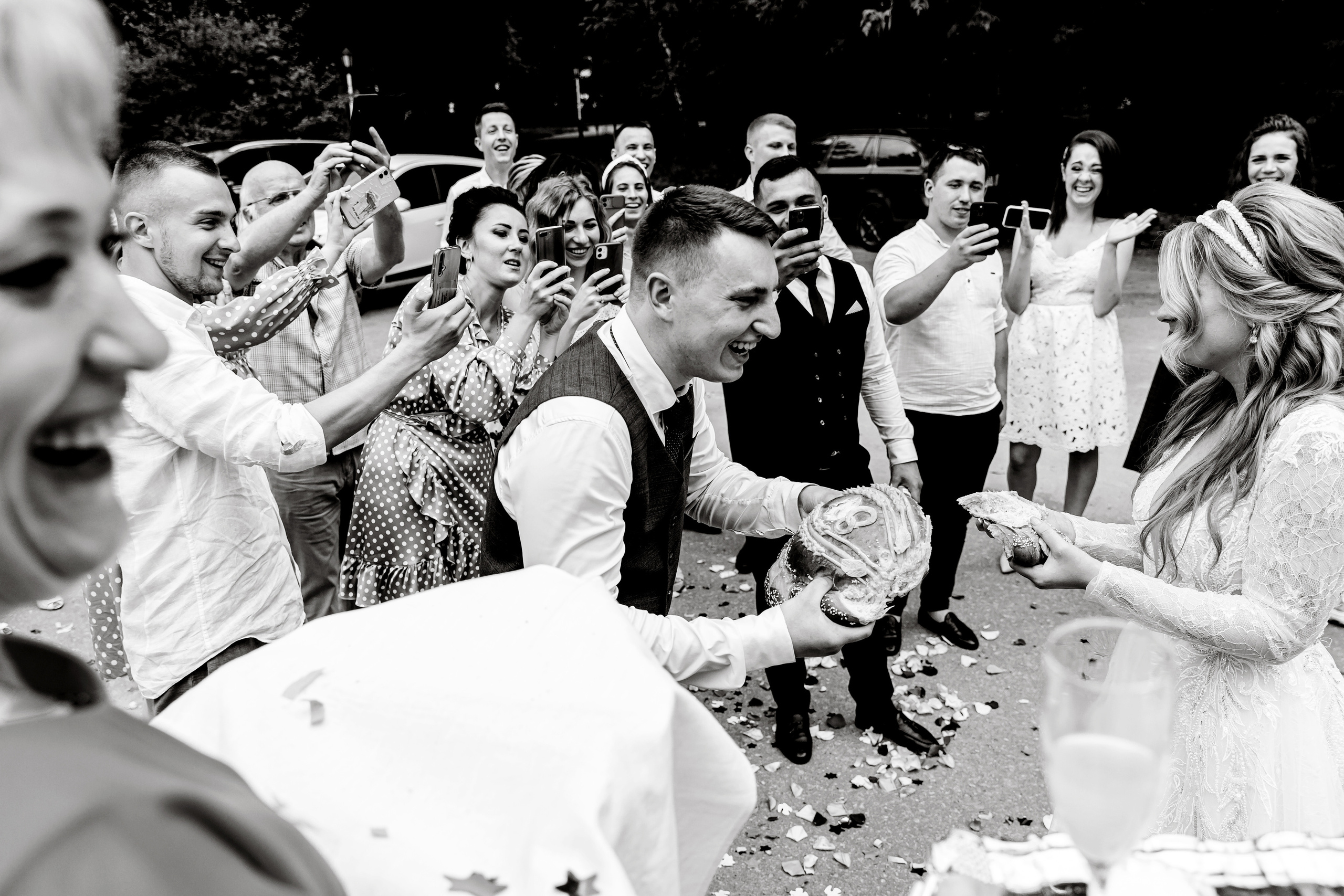 Черно-белая серия свадебного дня Николая и Валерии. Свадебный фотограф Колесников Антон