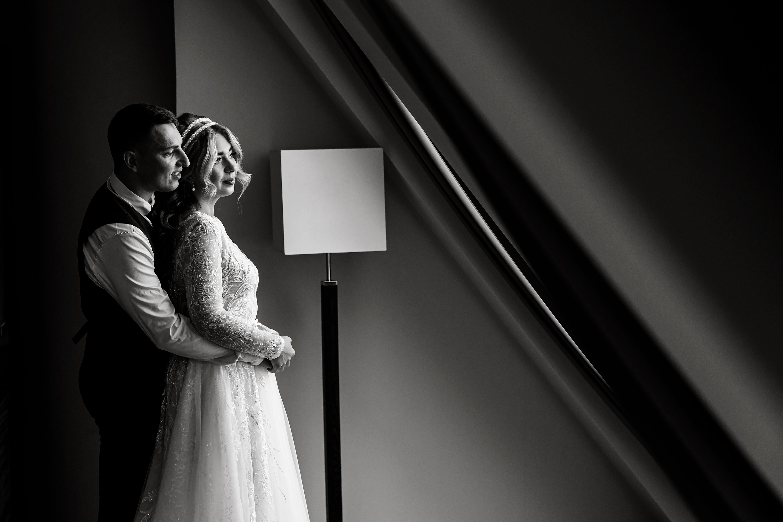 Черно-белая серия свадебного дня Николая и Валерии. Свадебный фотограф Колесников Антон