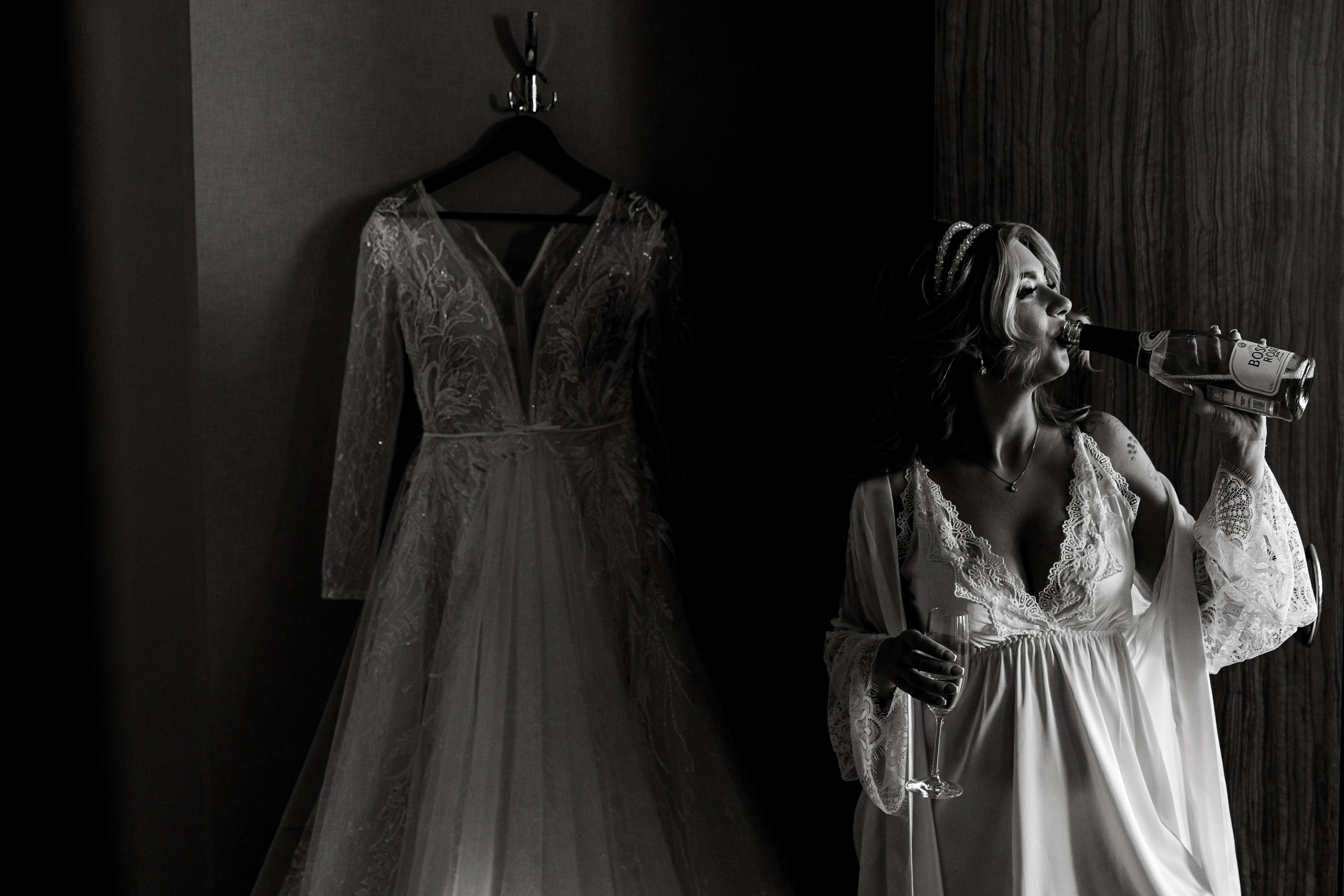 Черно-белая серия свадебного дня Николая и Валерии. Свадебный фотограф Колесников Антон