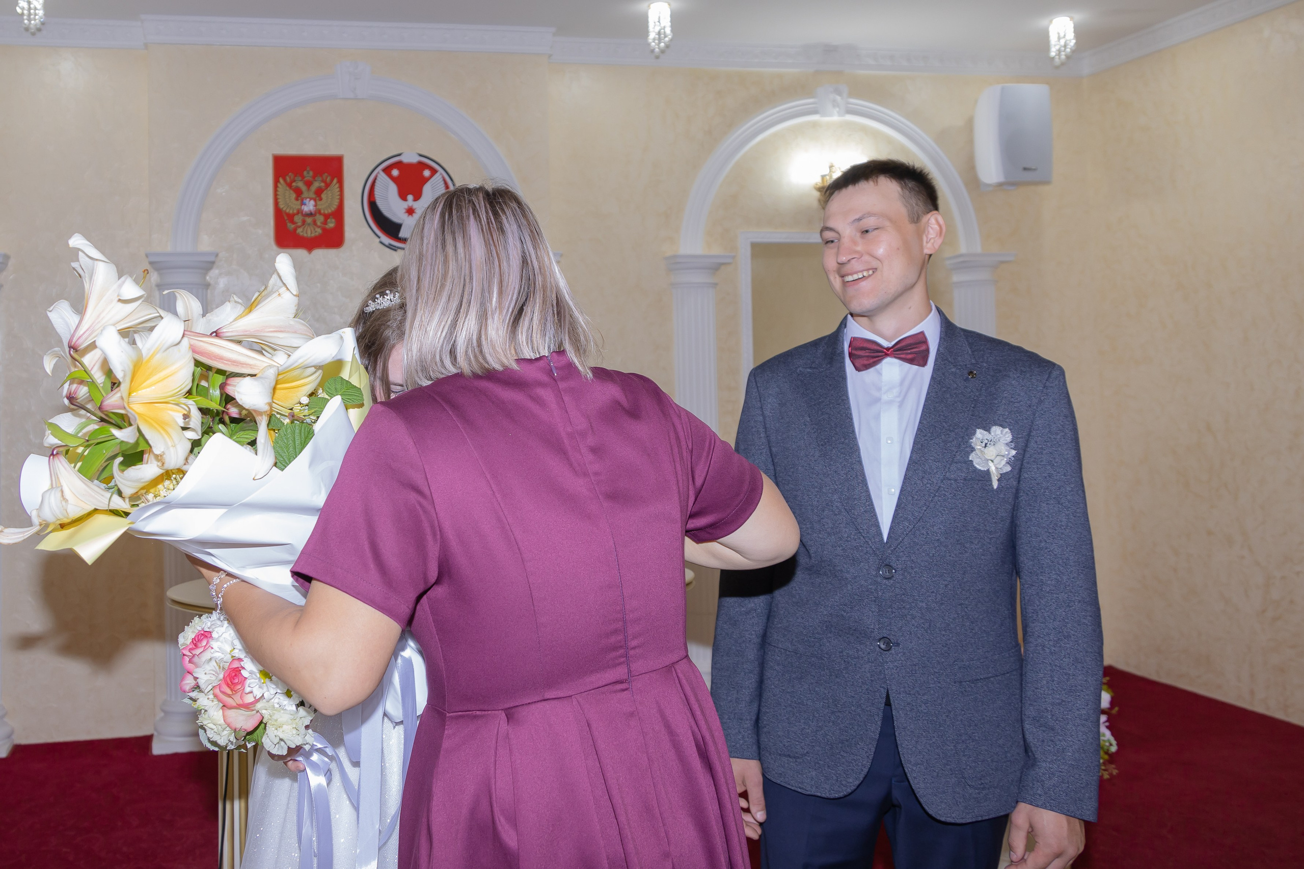 Свадебная съемка регистрации в ЗАГСе г. Можга