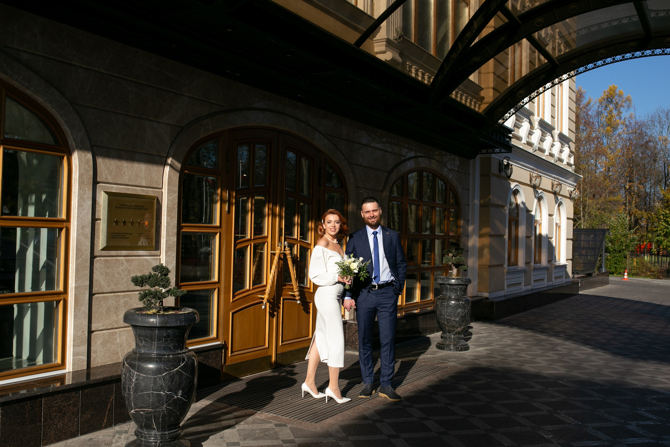 Свадебная сьемка в Пушкине. Свадебный и Репортажный фотограф в Санкт-Петербурге