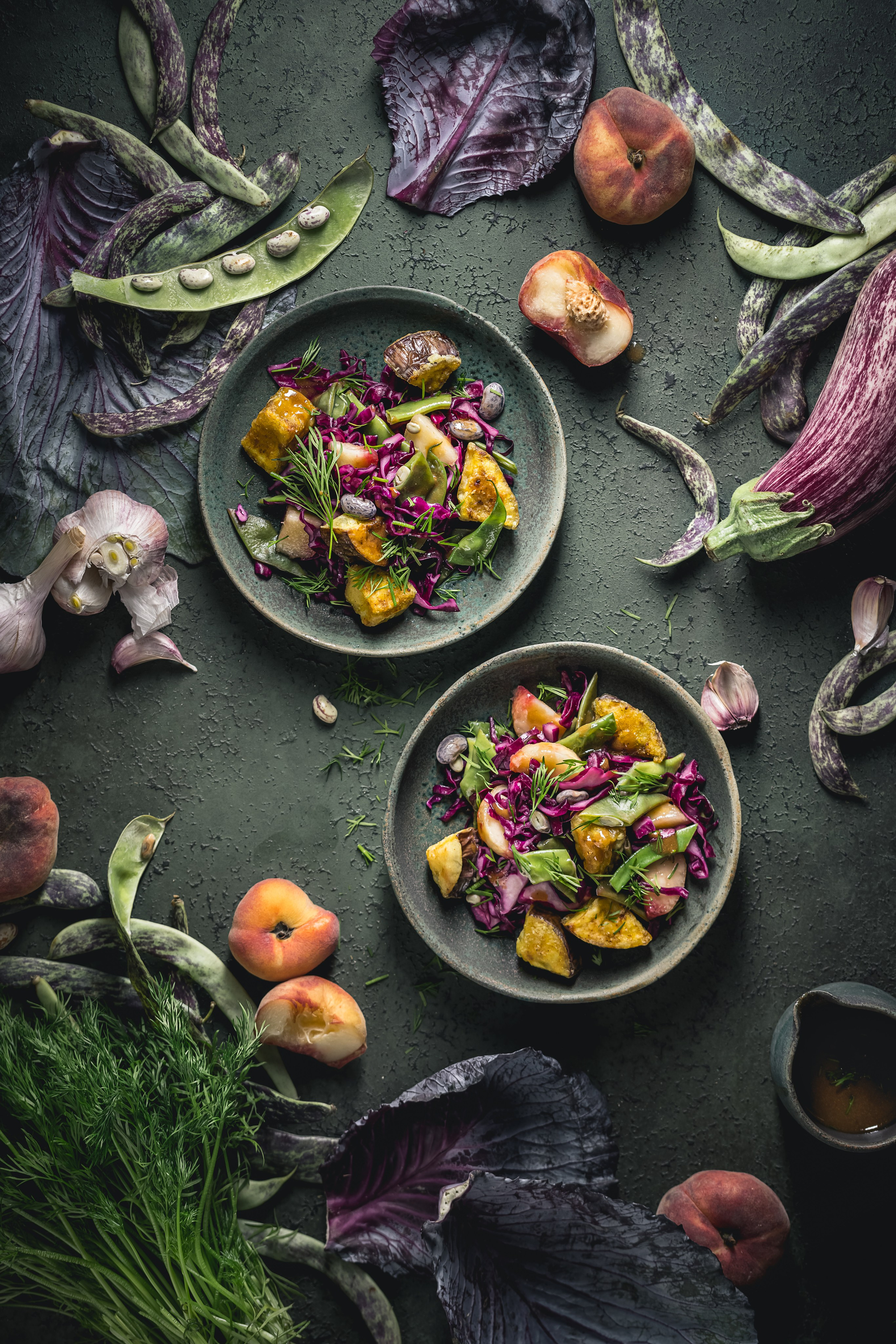 Eggplant Salad_1. Foodie Stories (гастрономические истории) рекламная фуд-фотосъёмка, Москва