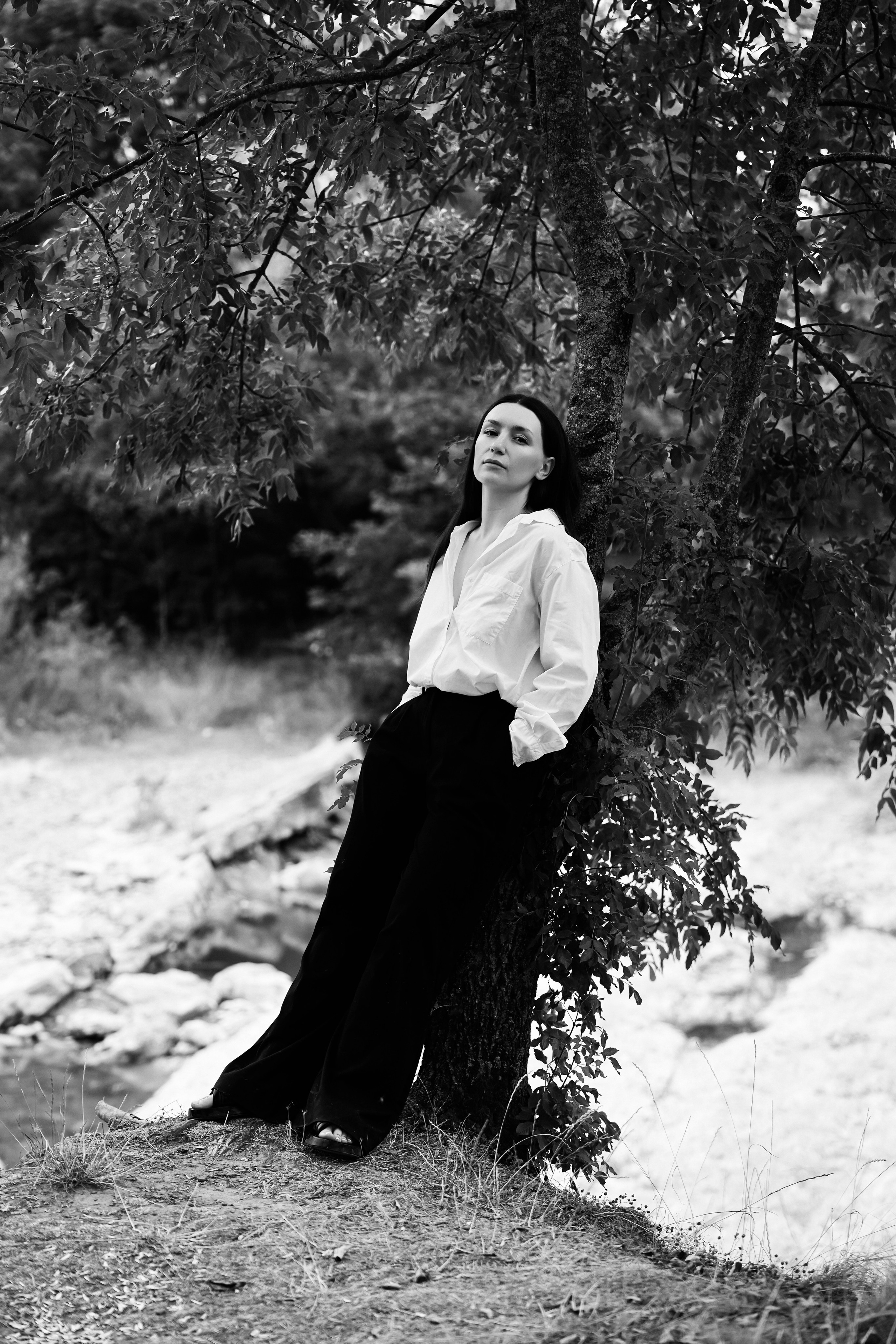 Инна в лесу. Фотограф с психологическим образованием