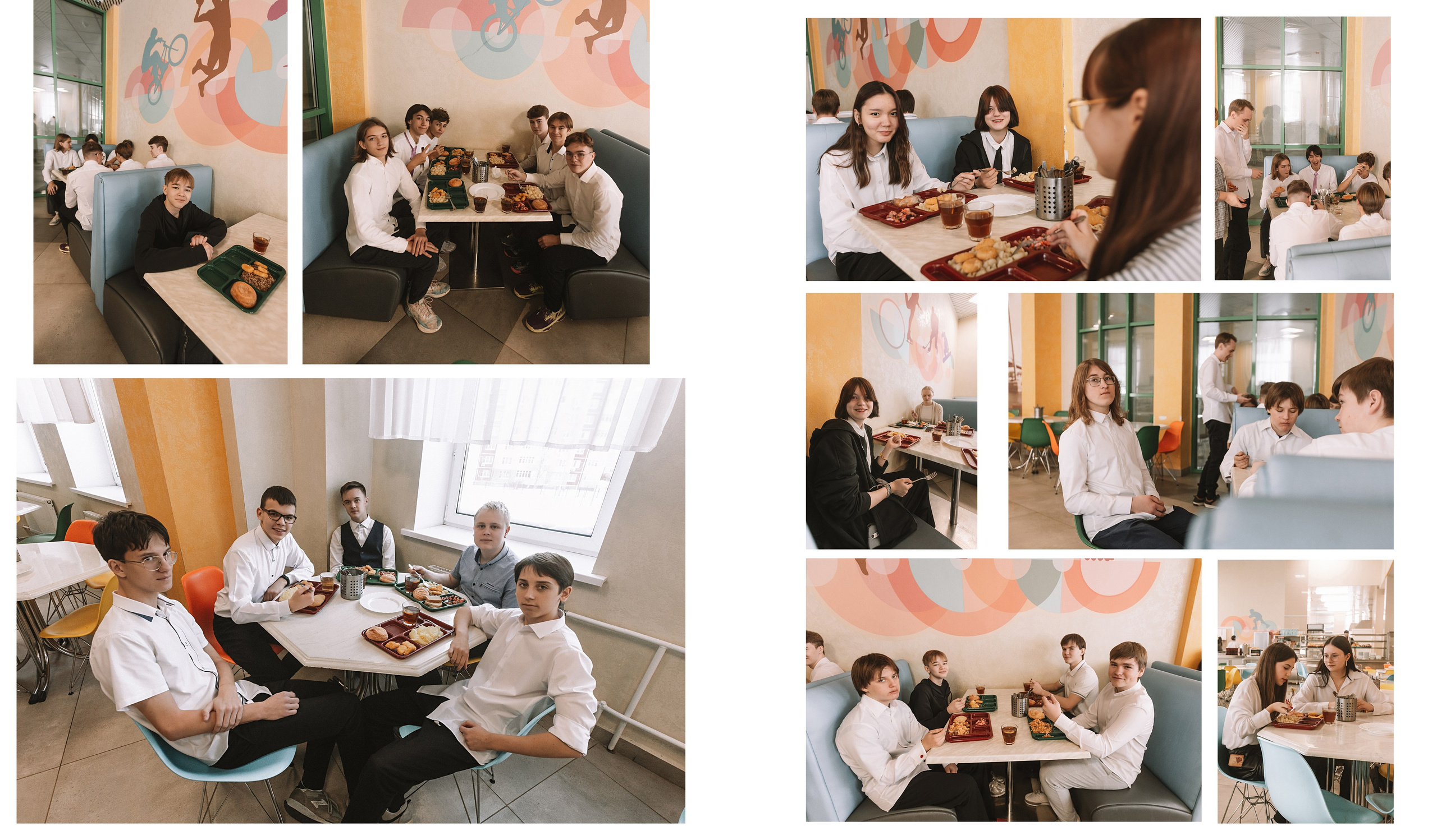 Макет фотокниги Один день в школе, 9 класс. Семейный фотограф Тюмень, фотограф на роды Салмина Мария