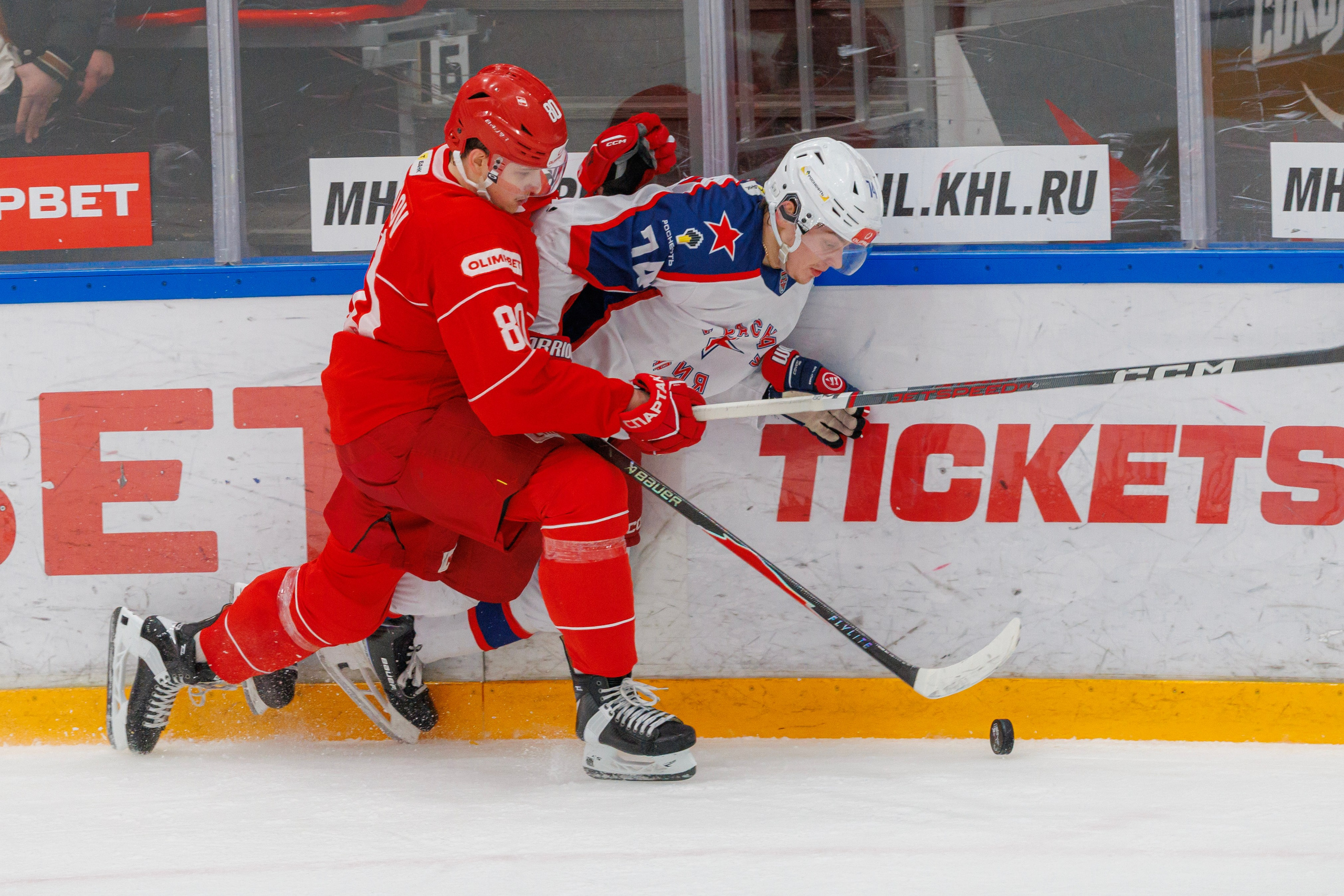ПЛЕЙ-ОФФ МХЛ. МХК СПАРТАК — ХК КРАСНАЯ АРМИЯ. Artem Zenin Photography