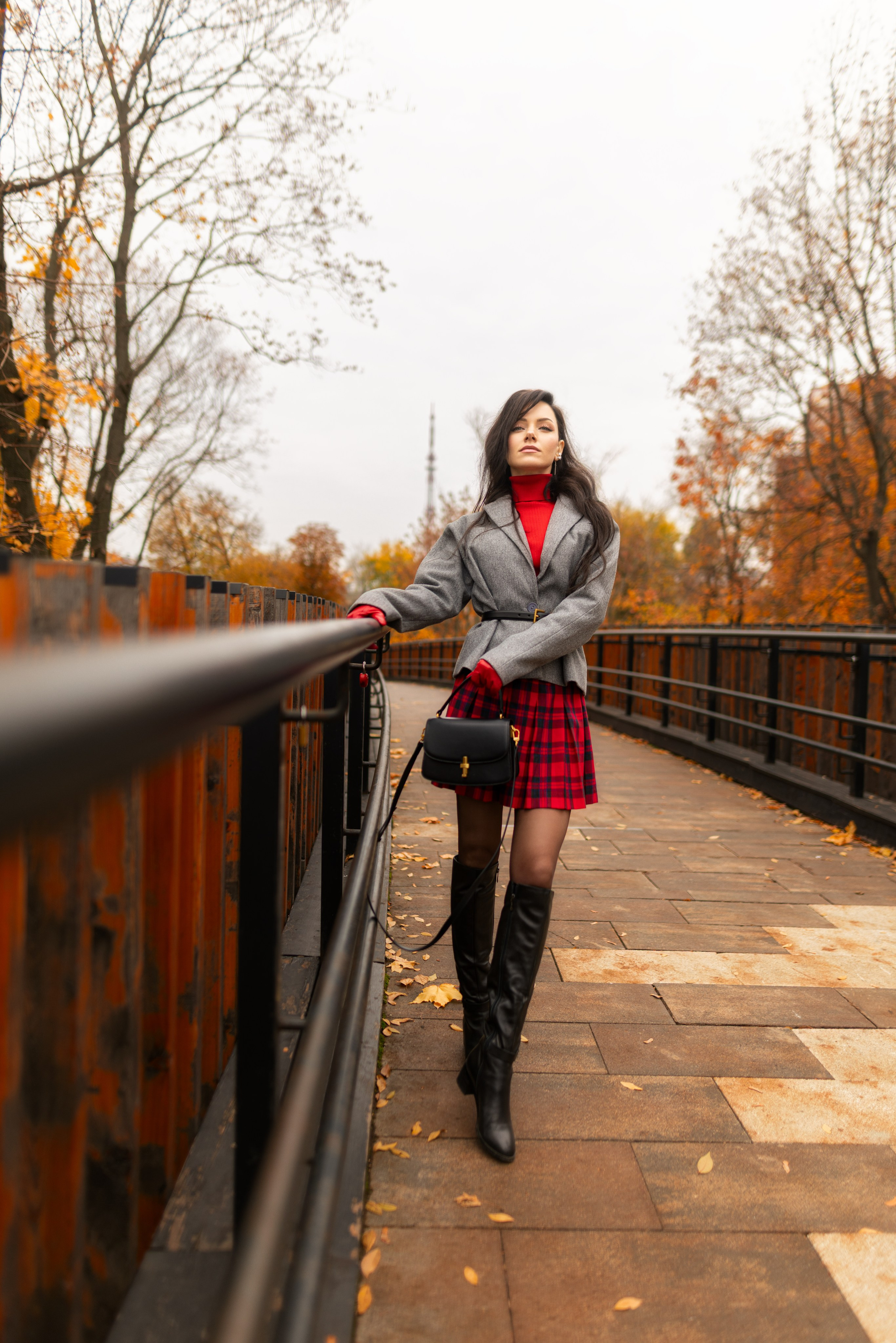 Фотосет с Екатериной в парке на осеннюю тему для «себя»