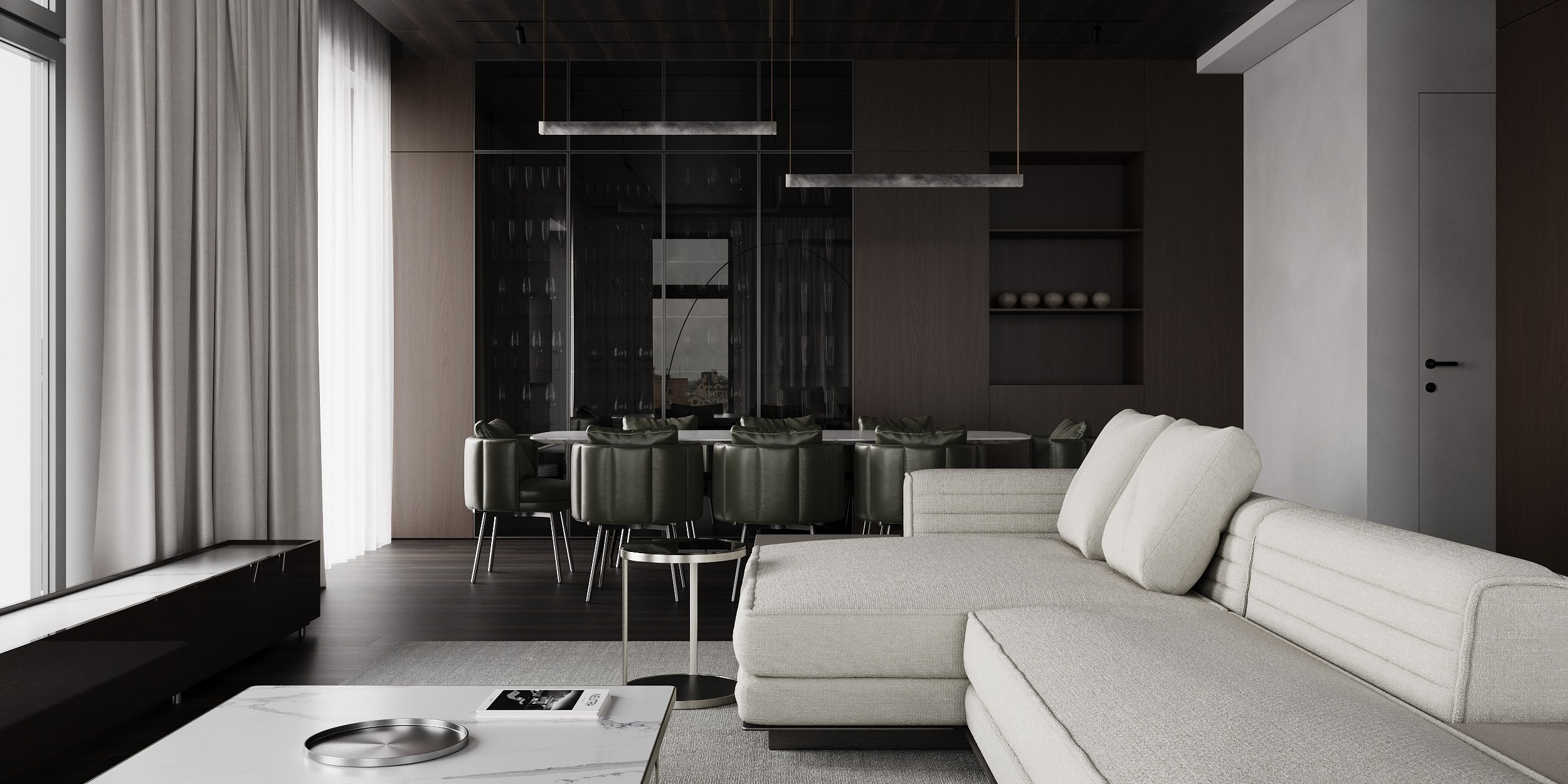 SAVVIN RESIDENCE. 3d визуализатор интерьеров Катя Ваганова