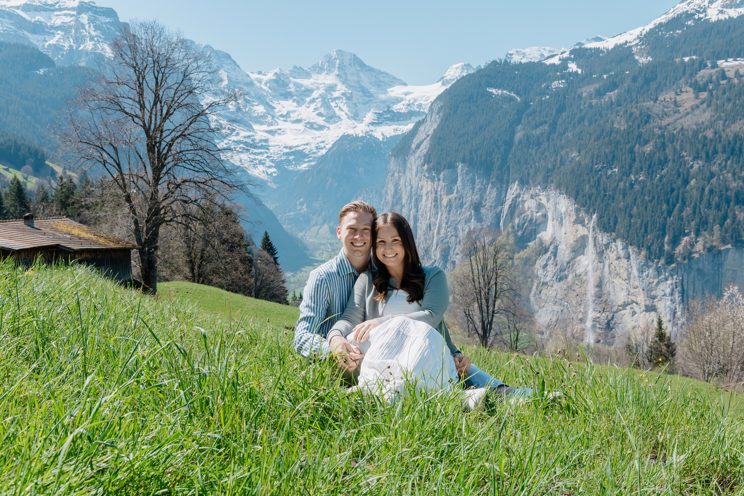 Wyatt & Abby (Wengen). Photographer in Interlaken area