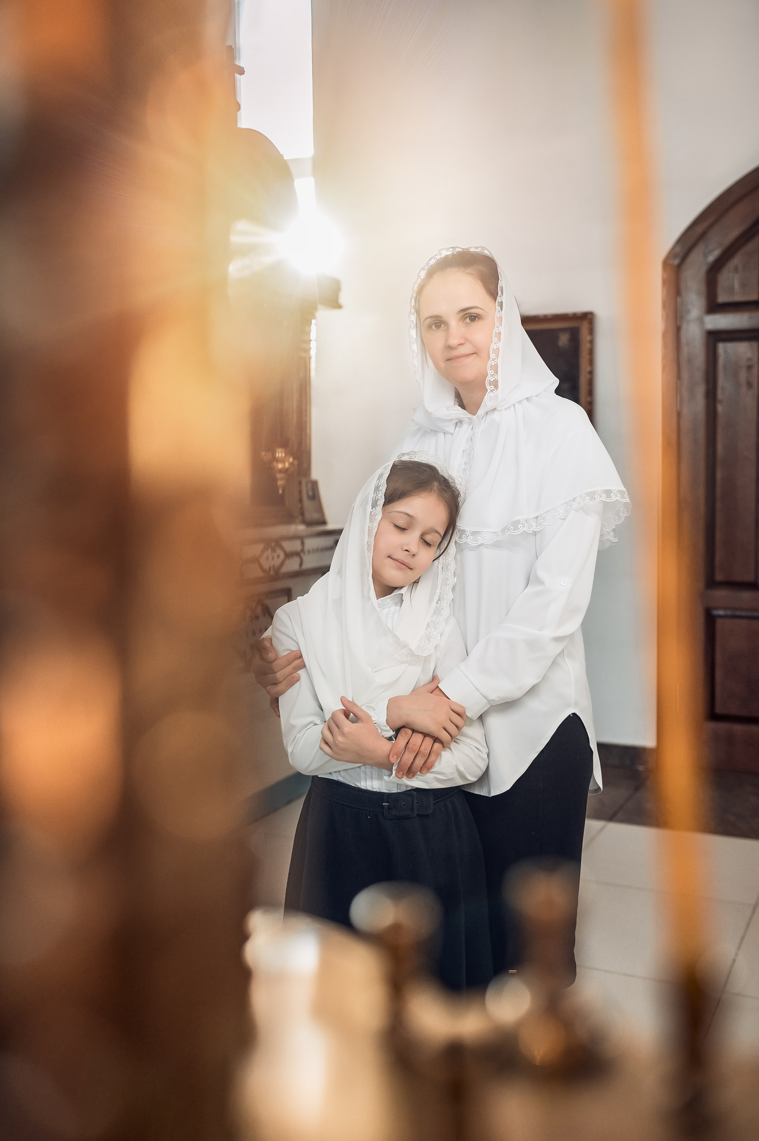 Крещение в храме Благовещения Пресвятой Богородицы. Церковный фотограф на Таинство Крещения и Венчания в Оренбурге и Оренбургской области Екатерина Белкина
