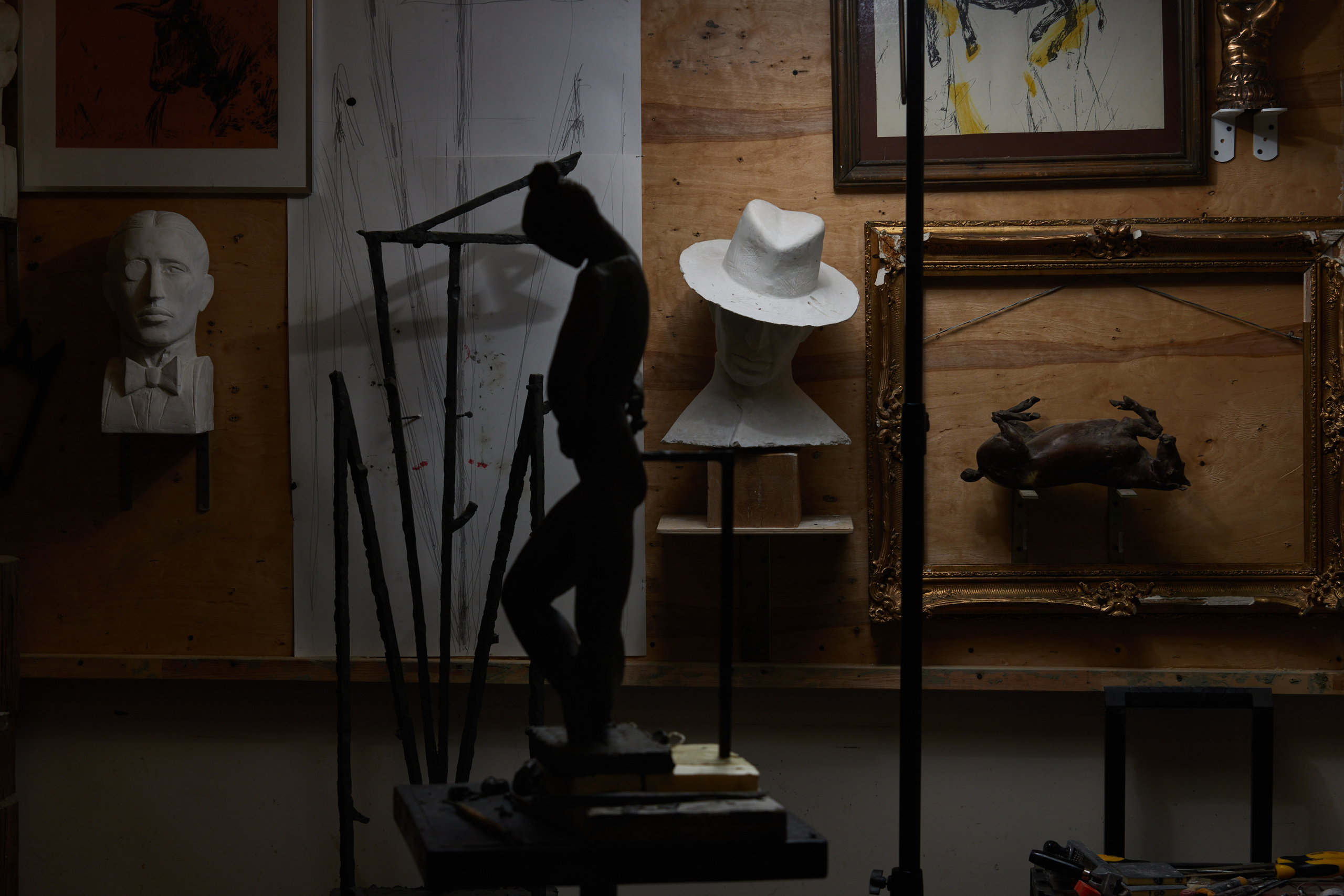 Sculptor Aleksei Dmitriev