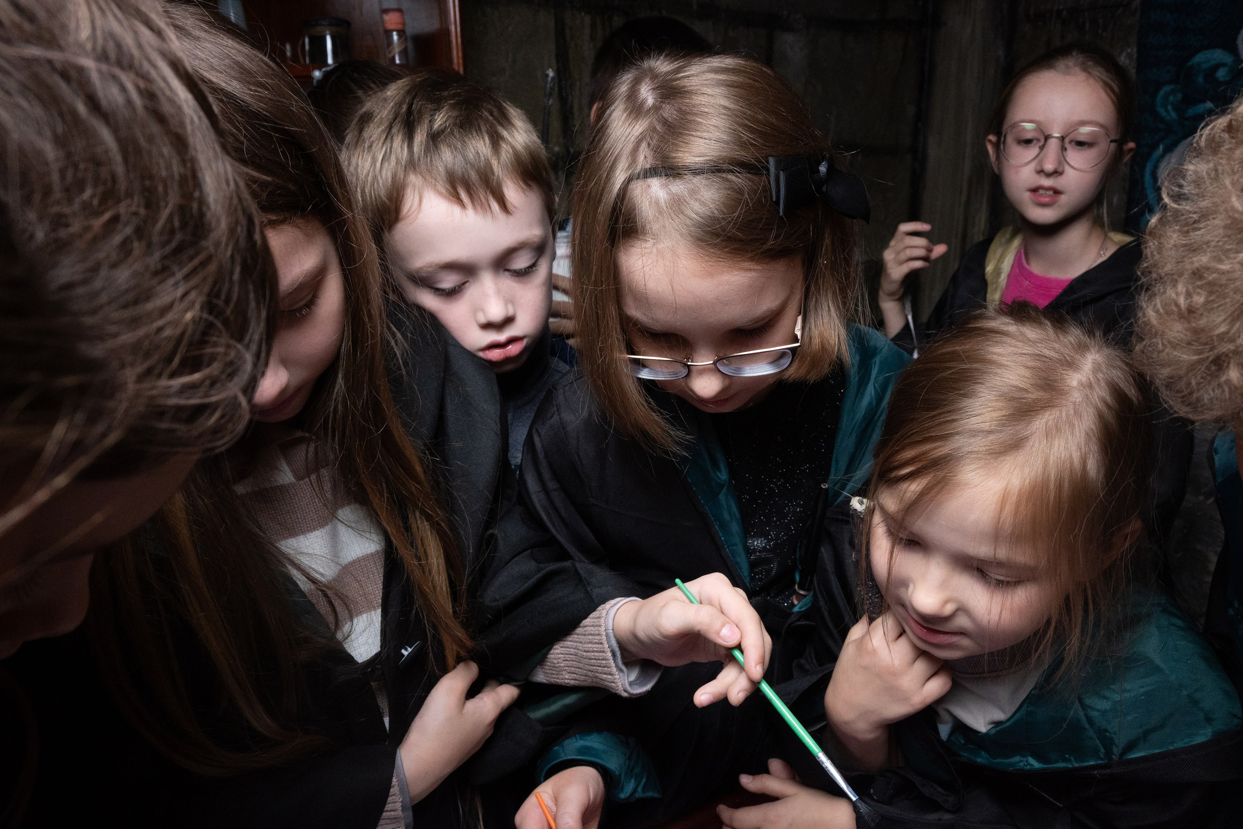 День рождения ребенка в «Подземелье Слизерин». Фотограф мероприятий в Москве