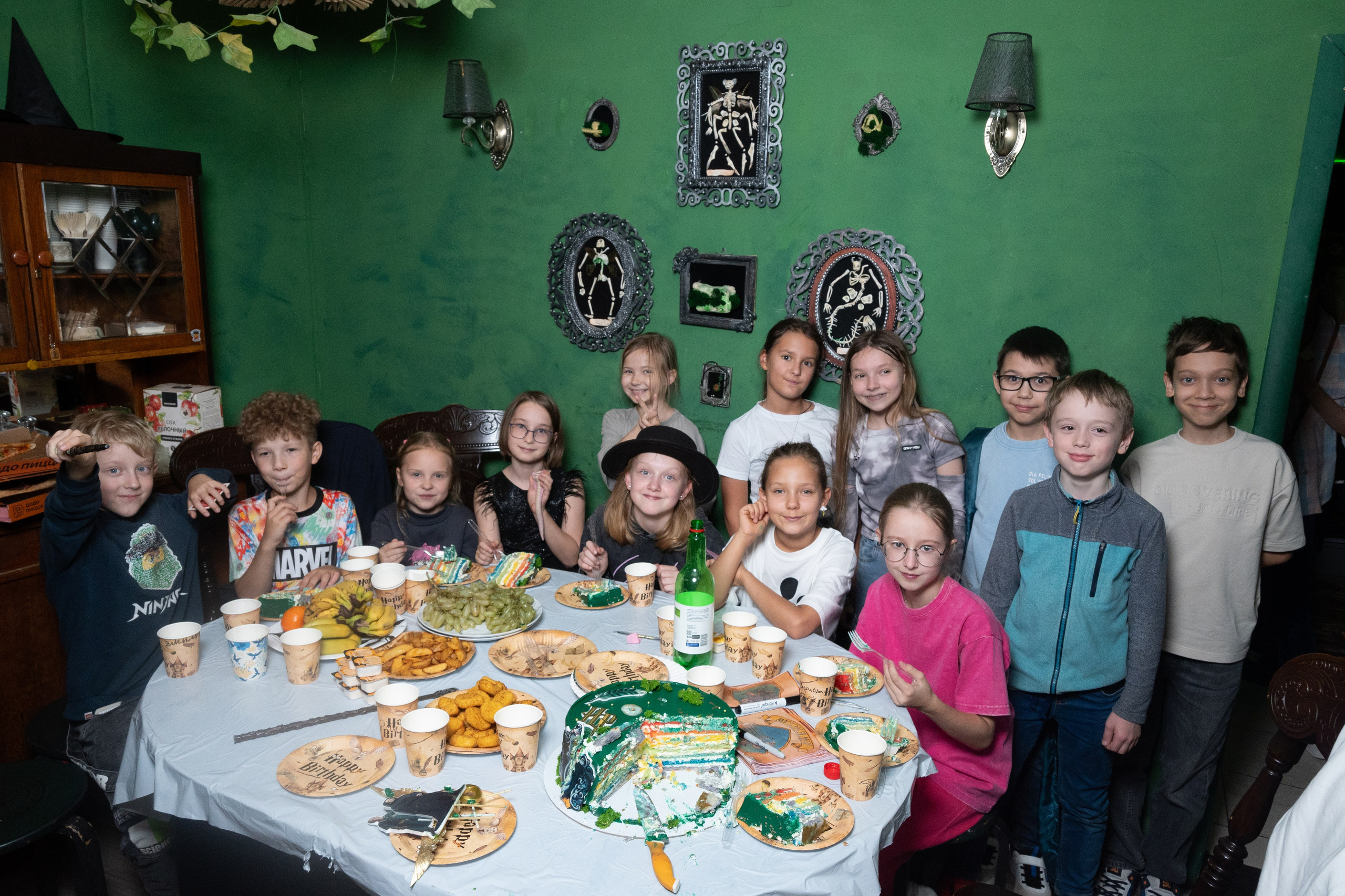День рождения ребенка в «Подземелье Слизерин». Фотограф мероприятий в Москве