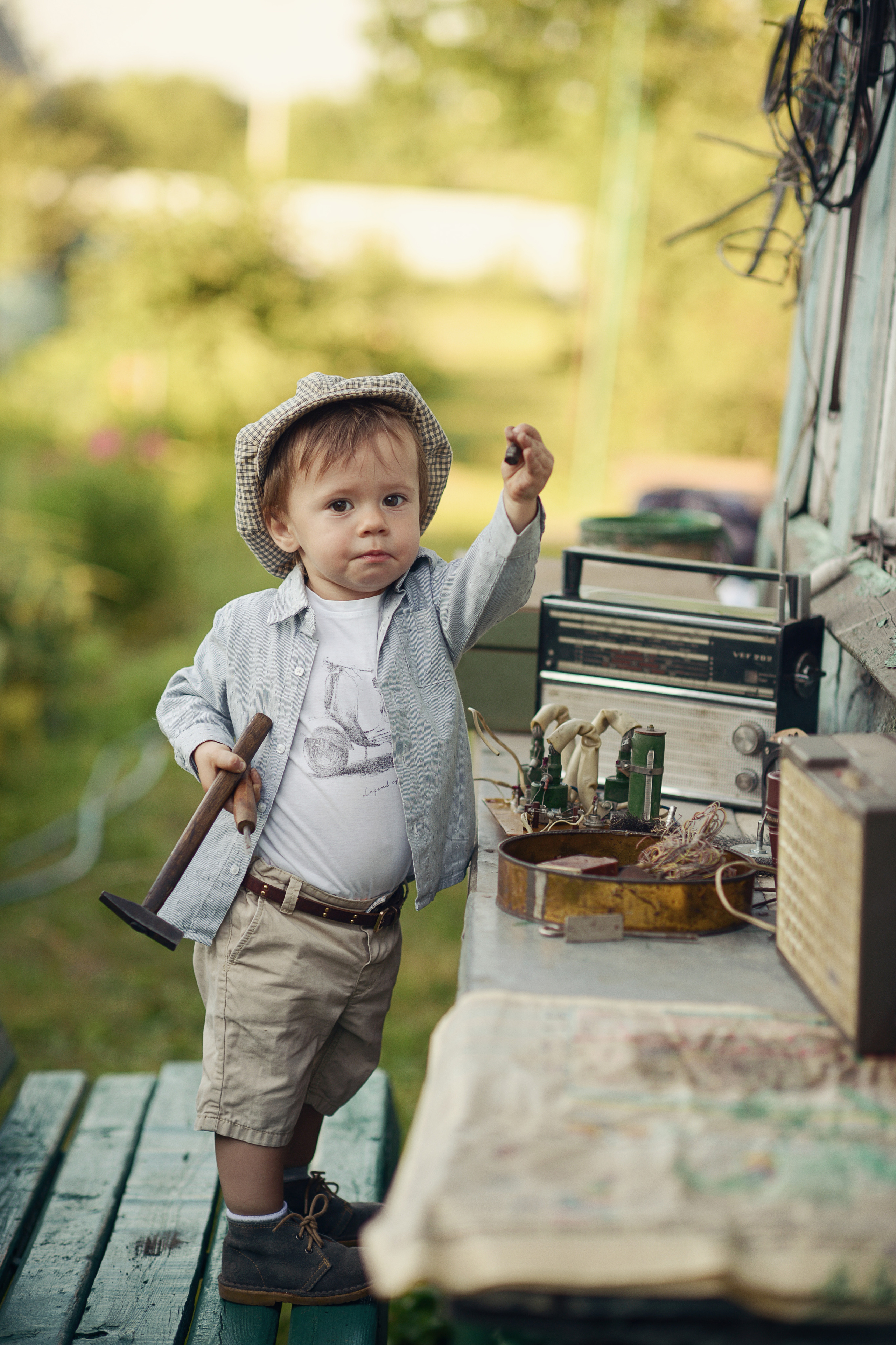 Радиомеханик. Фотограф Альбина Вакунова