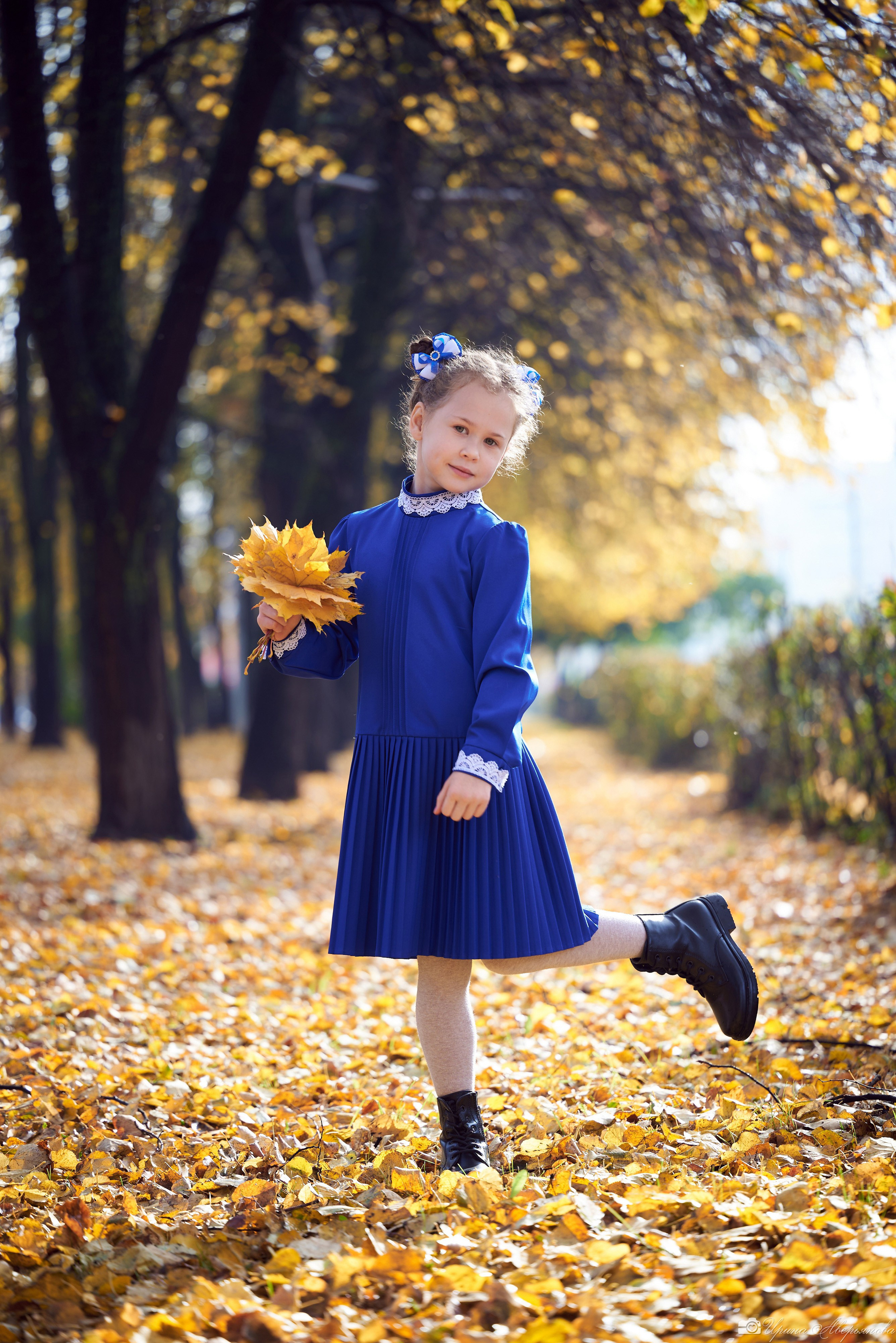 Осенняя школьная фотосессия. Фотограф в Ульяновске Ирина Аверьянова