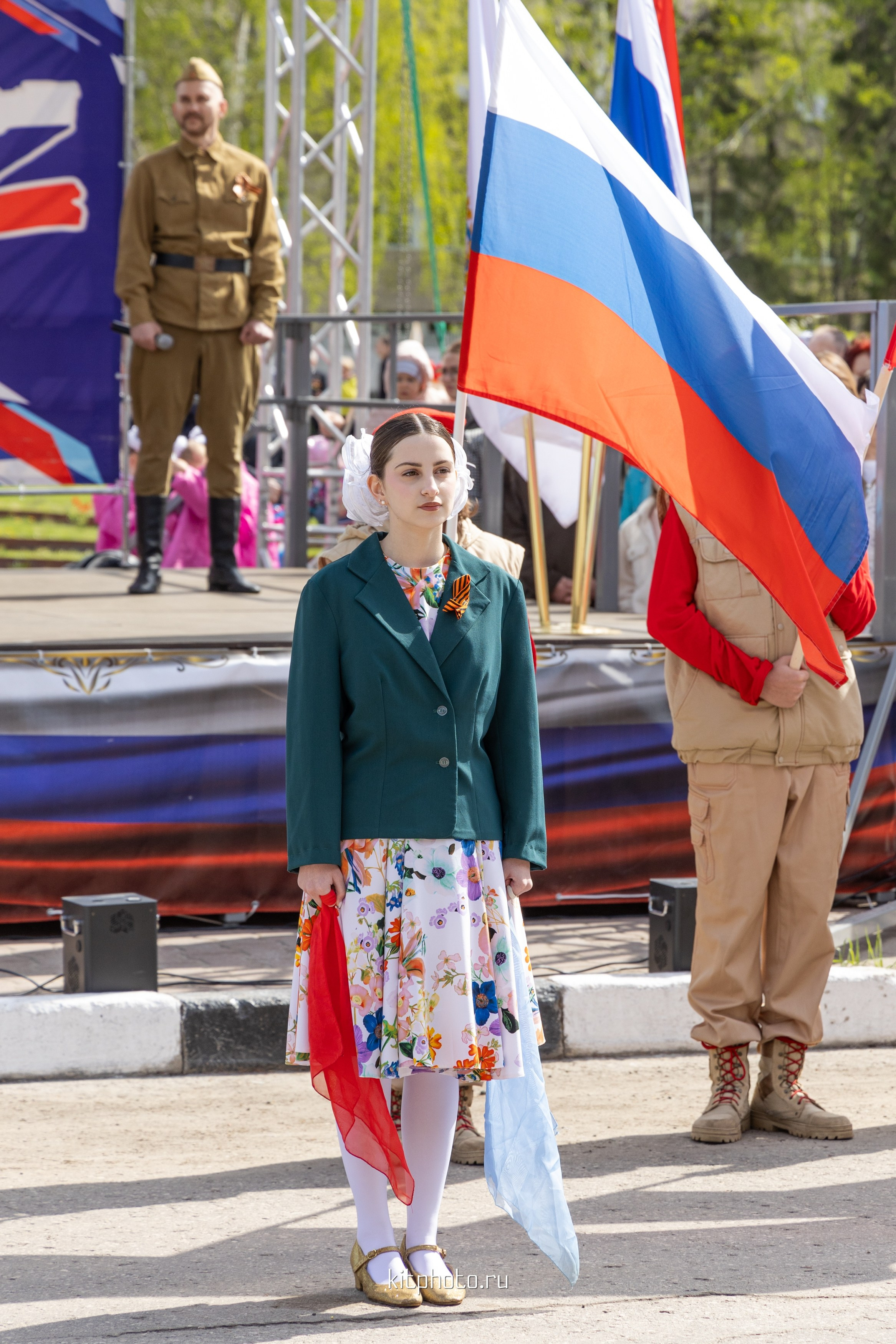 Фотосъёмка Дня Победы 2025 в Городце | Репортаж от KitPhoto. Фотограф Нижний Новгород Мария Китаева